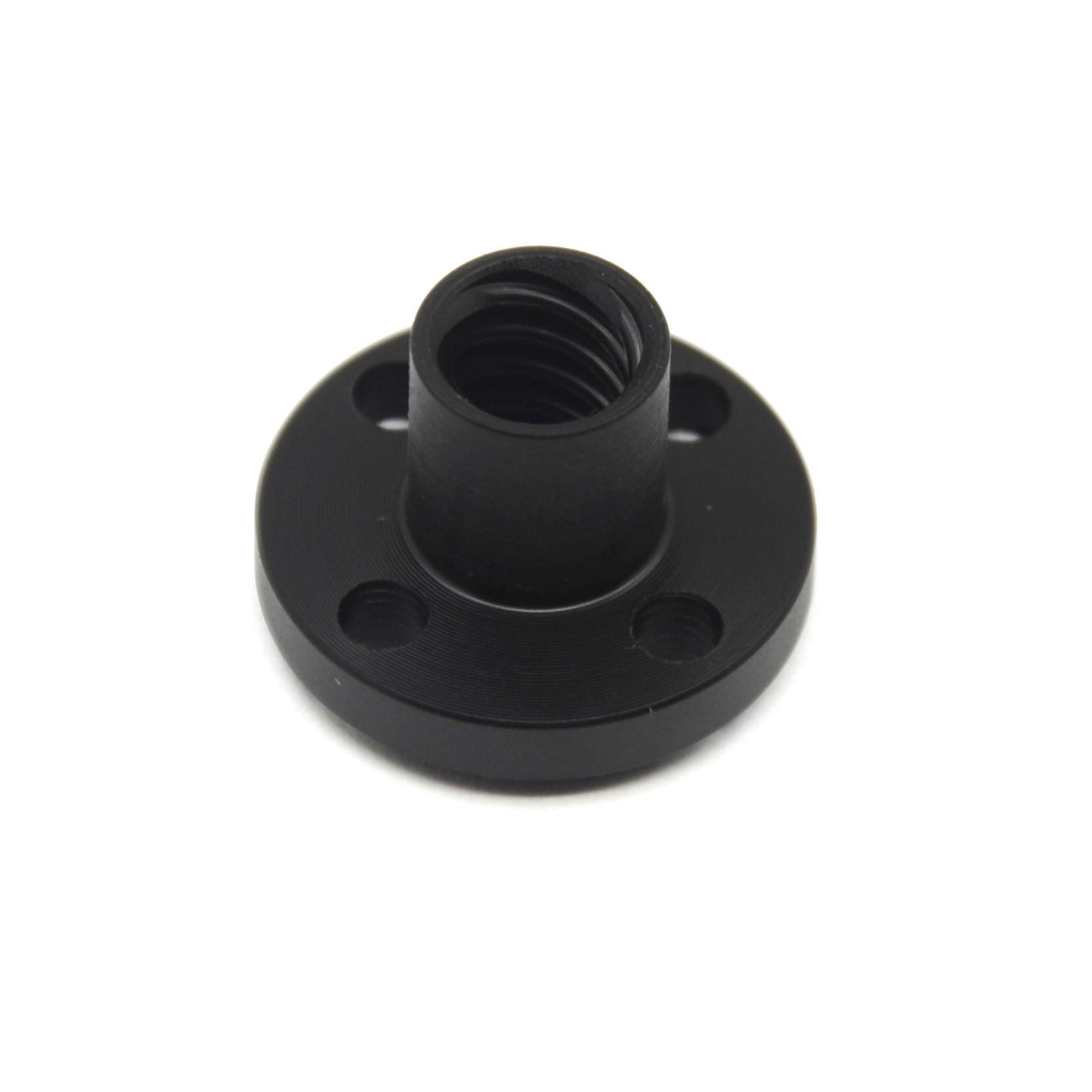 Befenybay 6Pcs Diameter 8Mm Black Tr8X8 Lead Screw Nut For Cnc And 3D Printer Parts (Size: Tr8X8)