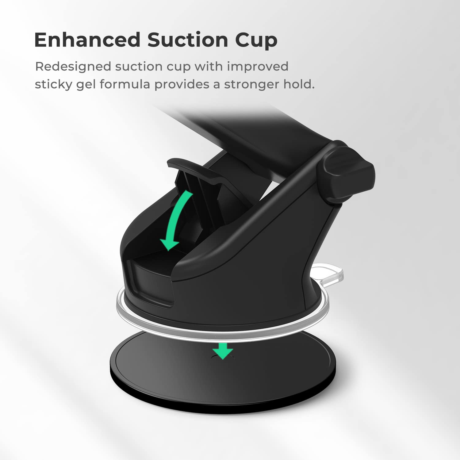 Iottie Easy One Touch Signature Dashboard & Windshield Universal Car Mount Phone Holder Desk Stand With Suction Cup Base And Tel