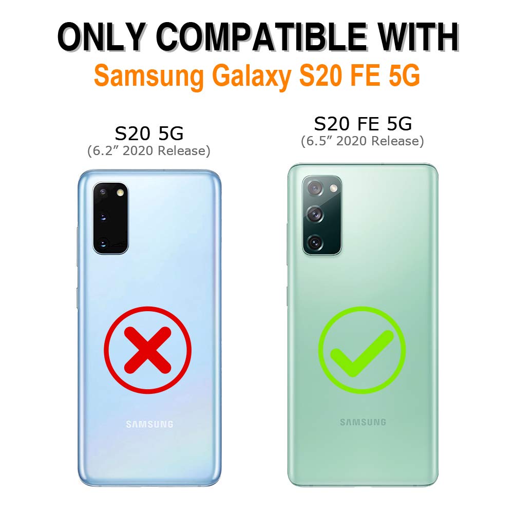 Cuwana Cartoon Case For Samsung Galaxy S20 Fe 5G Case 6.5 Inch Cute Purple Eeyore Cartoon Character Design With Lanyard Wrist St