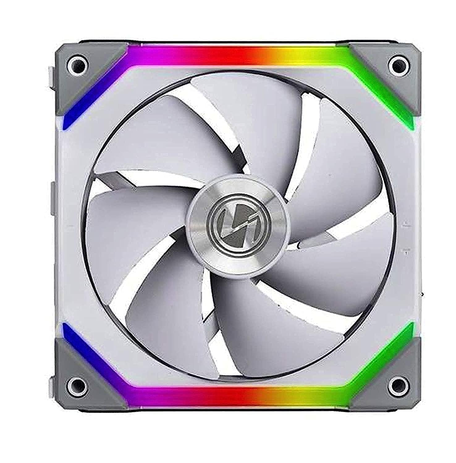 Lian Li UNI Fan SL120 Single Pack White Without Controller (ARGB 120mm LED PWM DaisyChain) 12UF1W