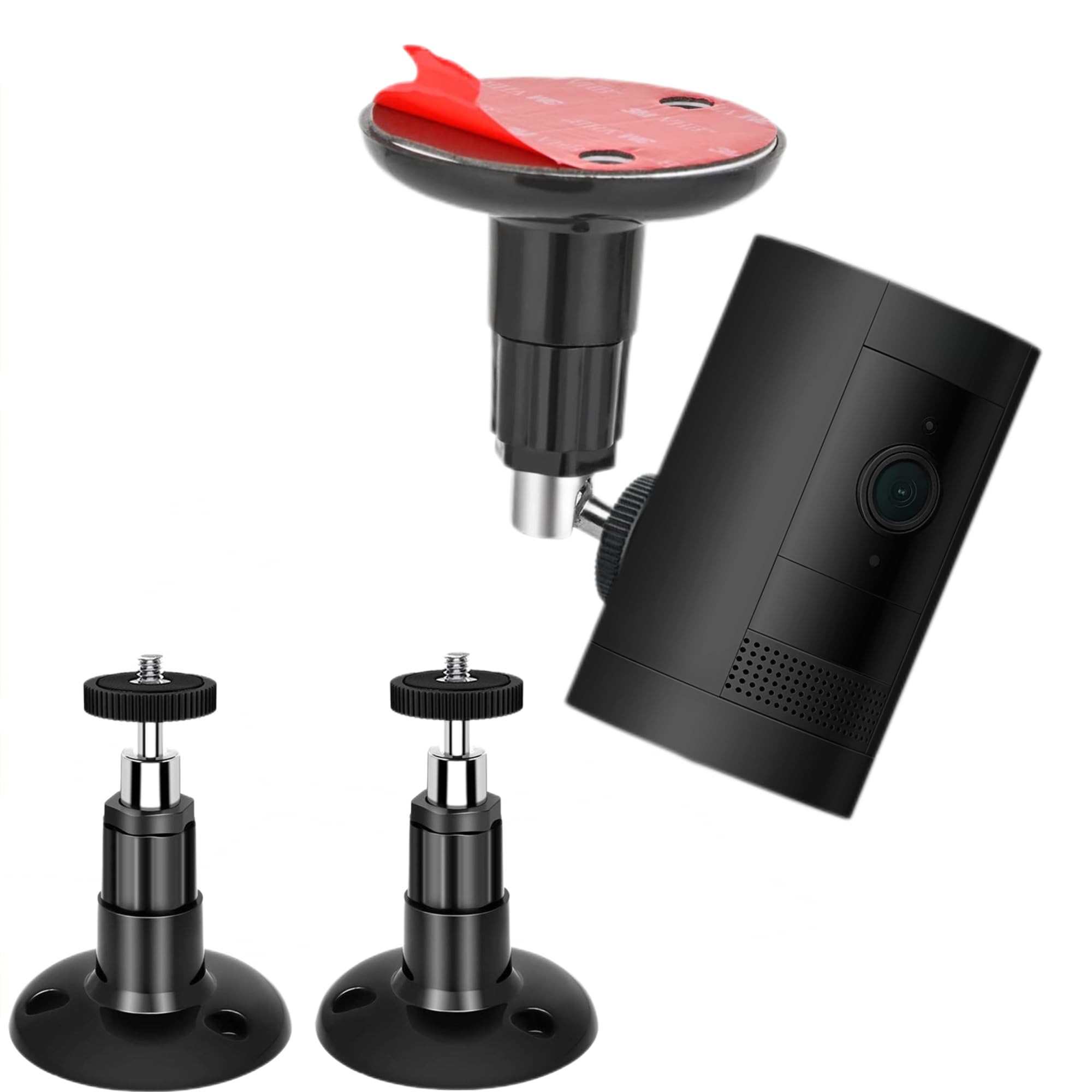 2 Pack Adjustable Security Wall Mount For Ring Camera&Stick Up Cam Battery,Indoor Outdoor Mount Bracket For Arlo Hd/2/3/4,Ceilin