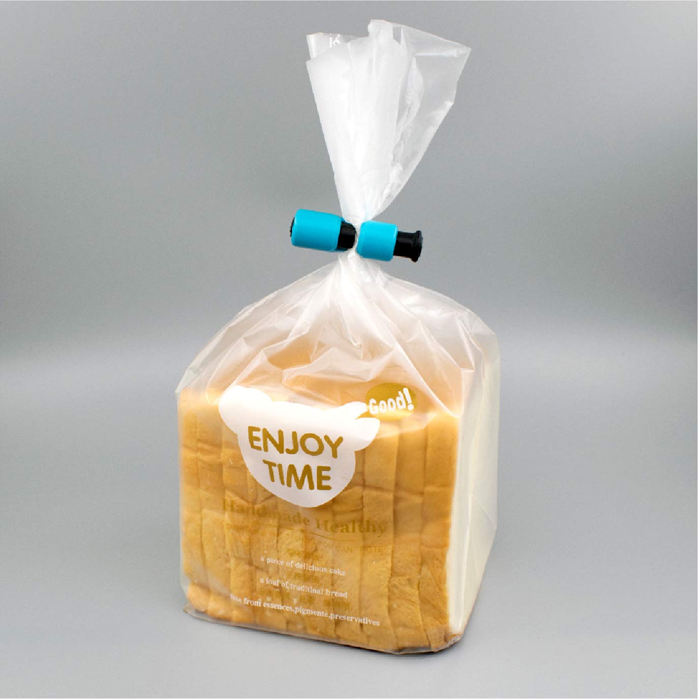 Kulusion 6 Pcs Premium Grade Food Bag Squeeze Clips Bread Clips Rubber Lid Non Slip Sealer Bag Cinches Easy Use Lock
