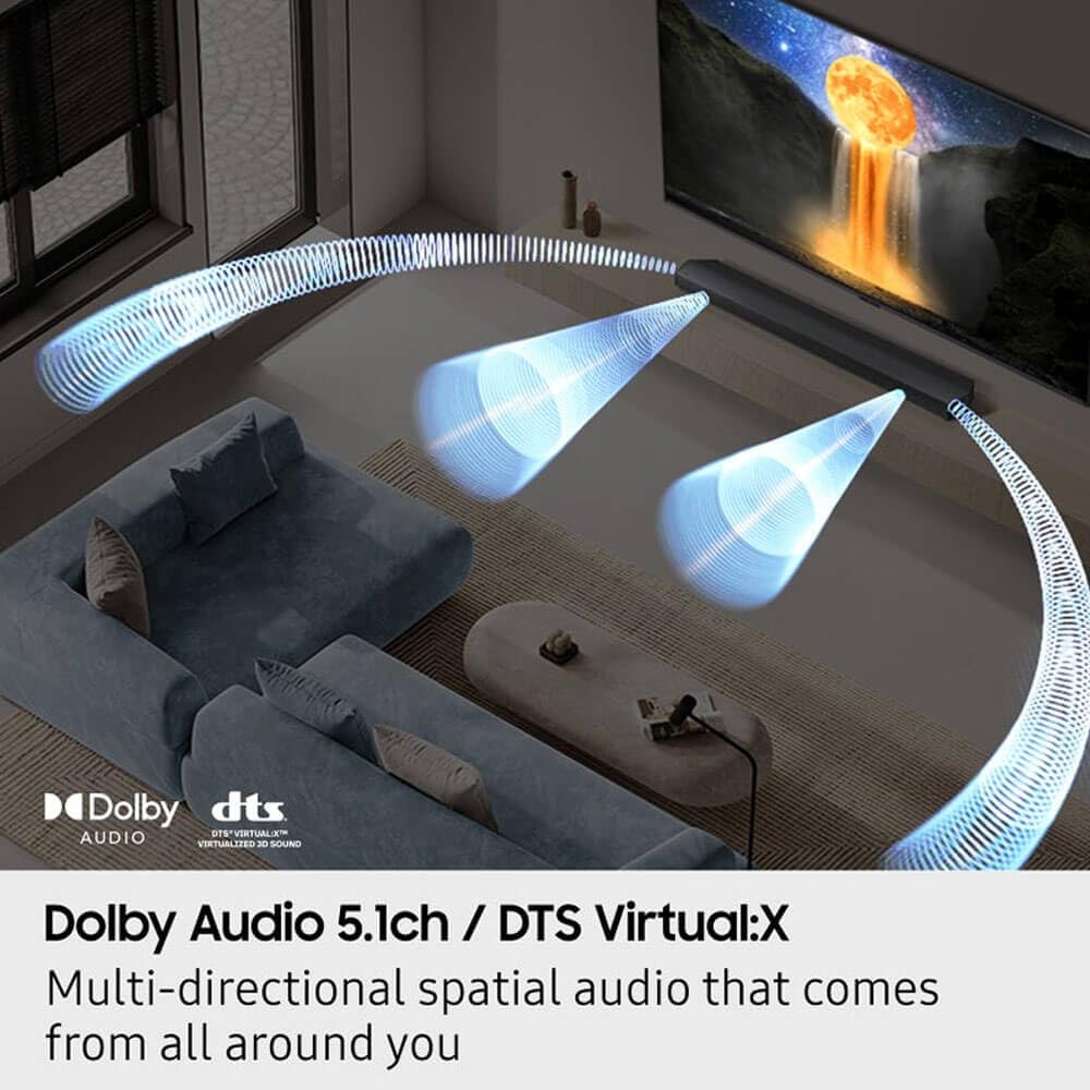 Samsung Hwb750F 5.1 Ch. B-Series Soundbar With Wireless Subwoofer