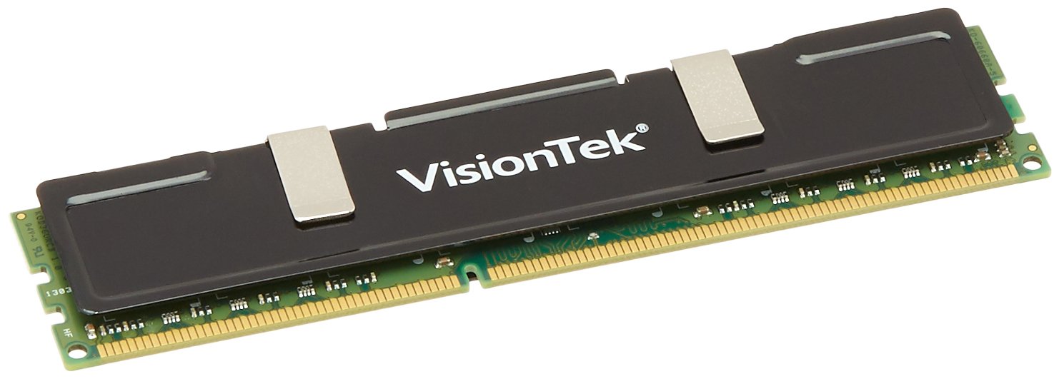 Visiontek 4Gb Ddr3 1333 Mhz (Pc3 10600) Cl9 Dimm Low Profile Heat Spreader, Desktop Memory   900385