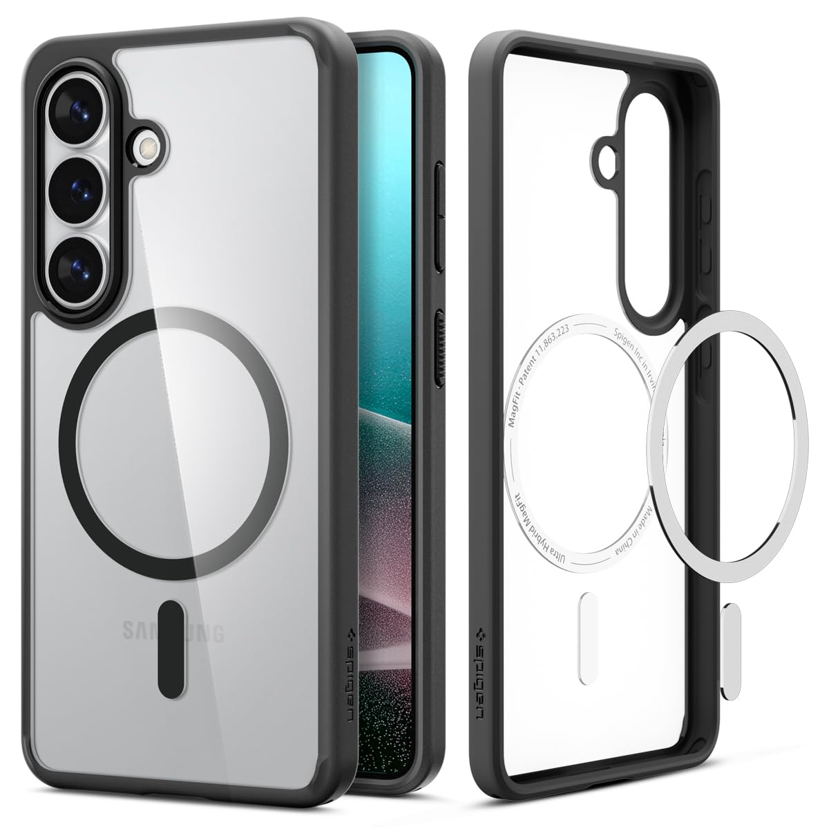 Spigen for Galaxy S26 Plus Case, Ultra Hybrid MagFit [Anti-Yellowing] [Compatible with MagSafe] [Fast Wireless Charging] - Matte
