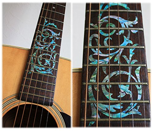 Jockomo Oriental Swirl/Arabesque (Avalon Mix) Guitar Inlay Sticker