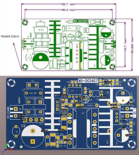 Noyito Ac To Dc Isolated Power Supply Module Ac 120V 110V   245V To Dc 24V 3A 72W Peak 24V 4.5A 108W Max Power Module With Overv
