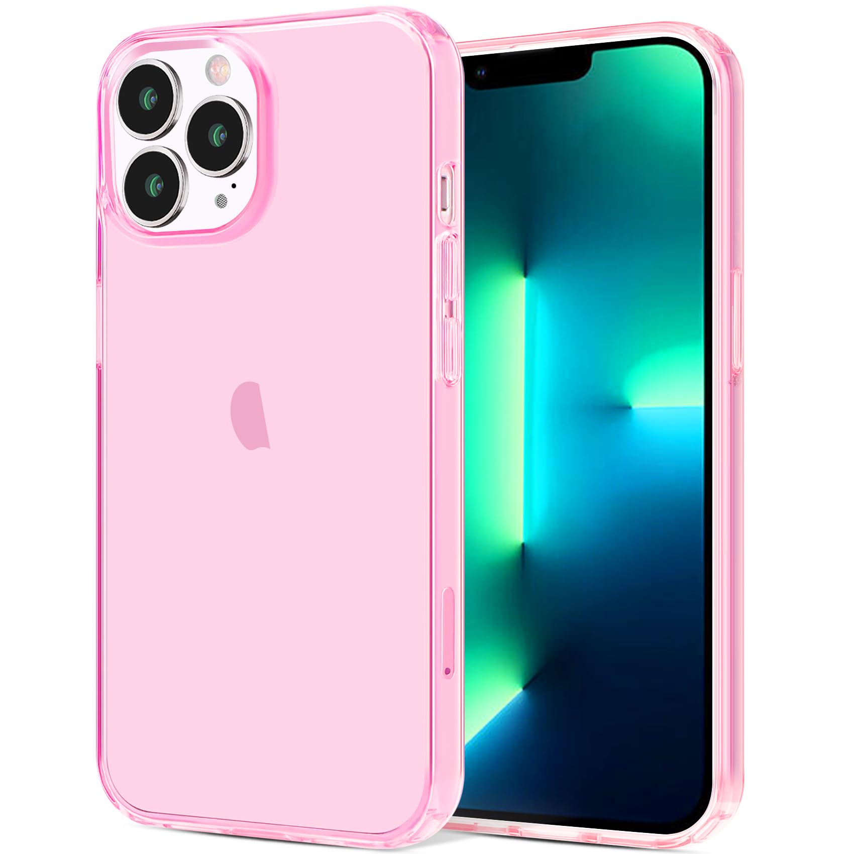 Jjgoo Compatible With Iphone 13 Pro Max Case Clear, Transparent Soft Shockproof Protective Slim Thin Bumper Cover Phone Case, Pi