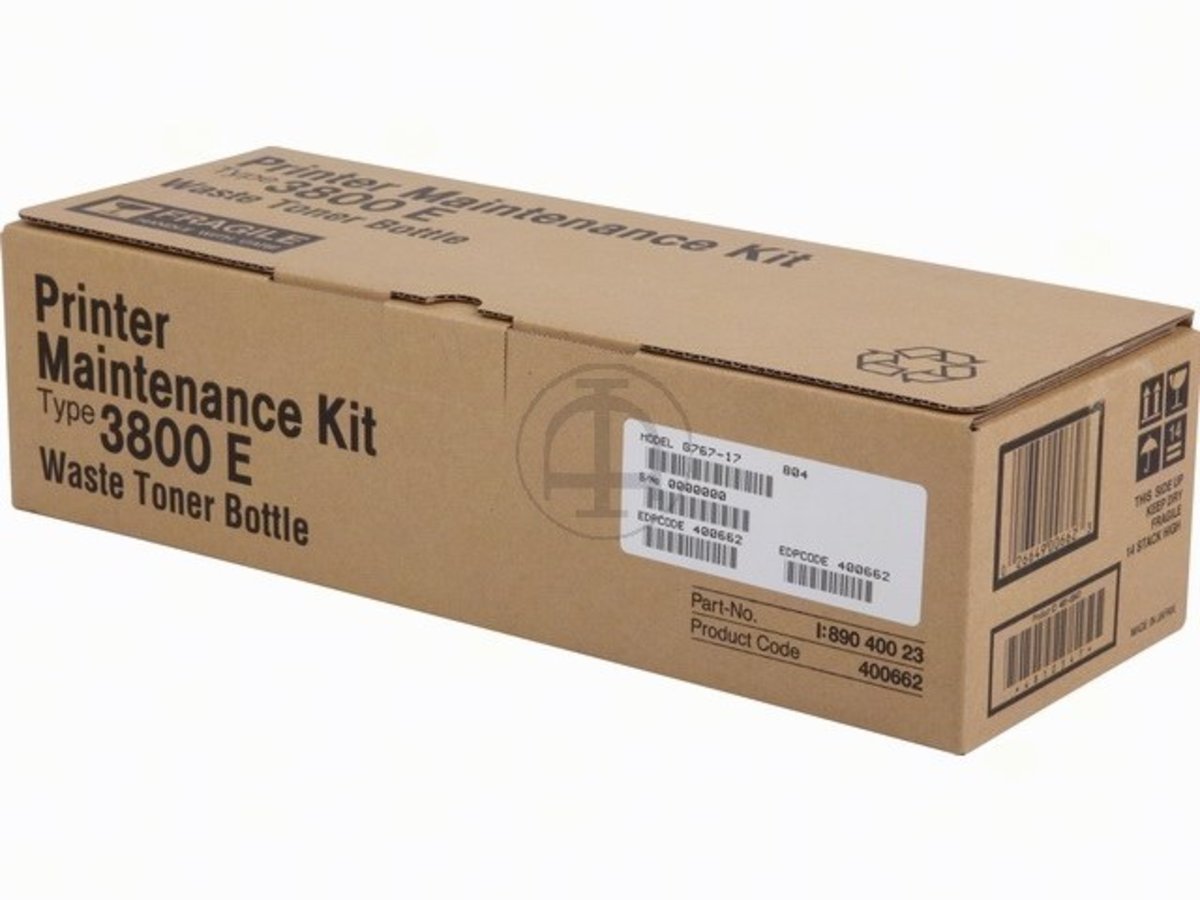 Ricoh 400662 Aficio Cl7000 Waste Bottle In Retail Packaging