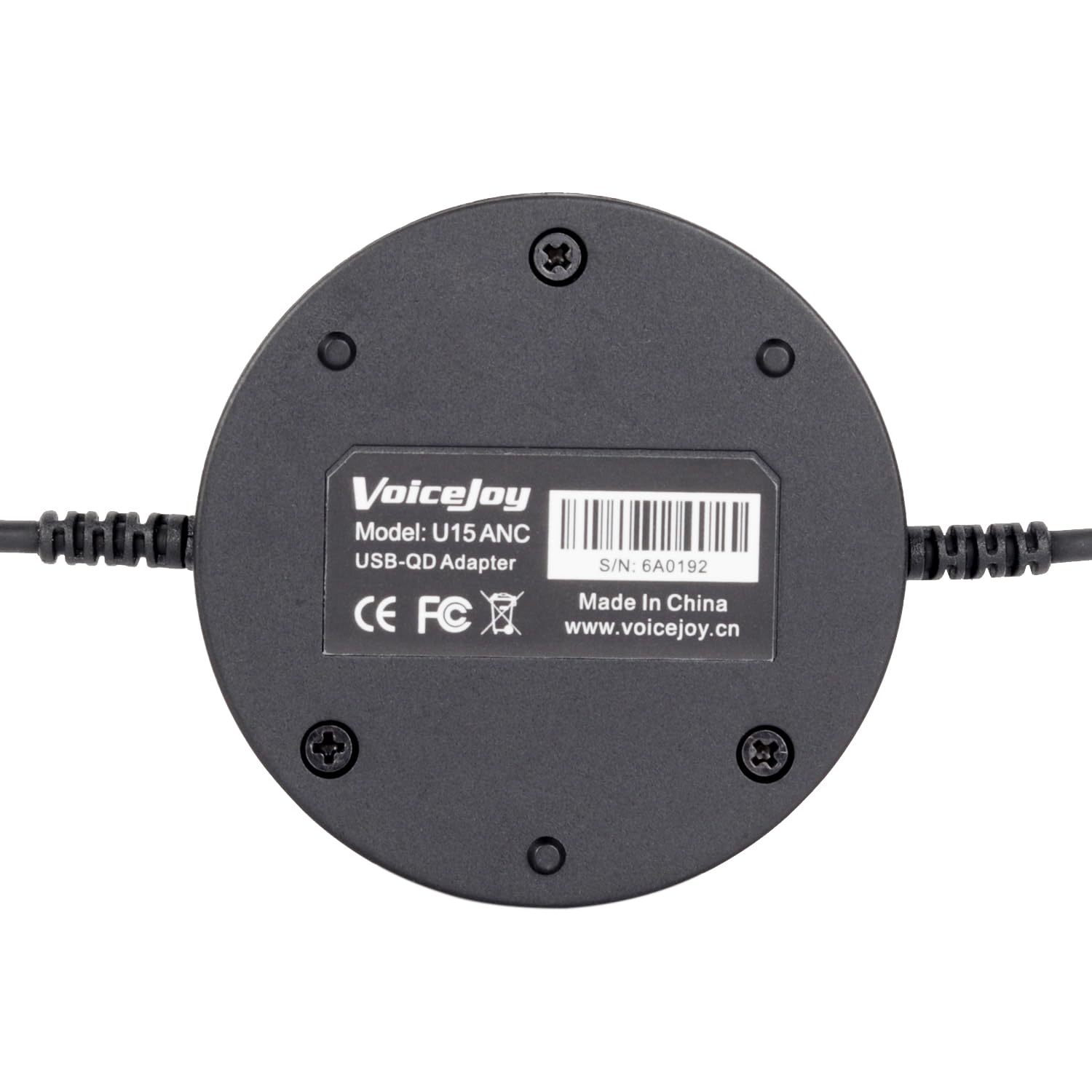 Voicejoy U15 Quick Disconnect Qd To Usb Plug Adapter With Mute Volume Control Compatible With Plantronics Headset Qd Connector Plug To Any Computer Laptop Voip Softphone