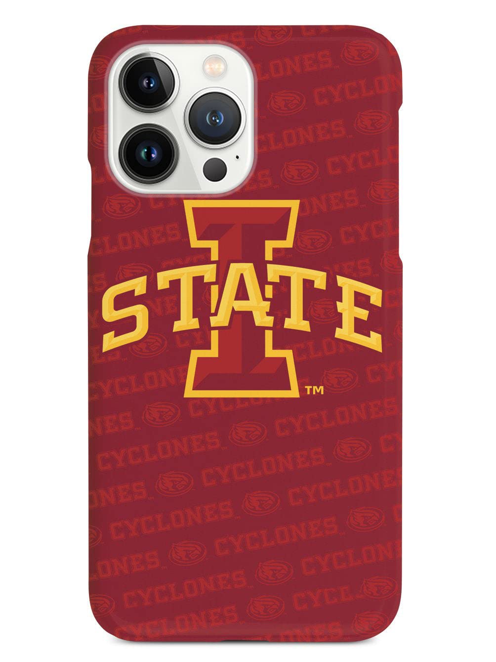 Inspired Cases   3D Textured Iphone 13 Pro Case   Rubber Bumper Cover   Protective Phone Case For Apple Iphone 13 Pro   Iowa Sta