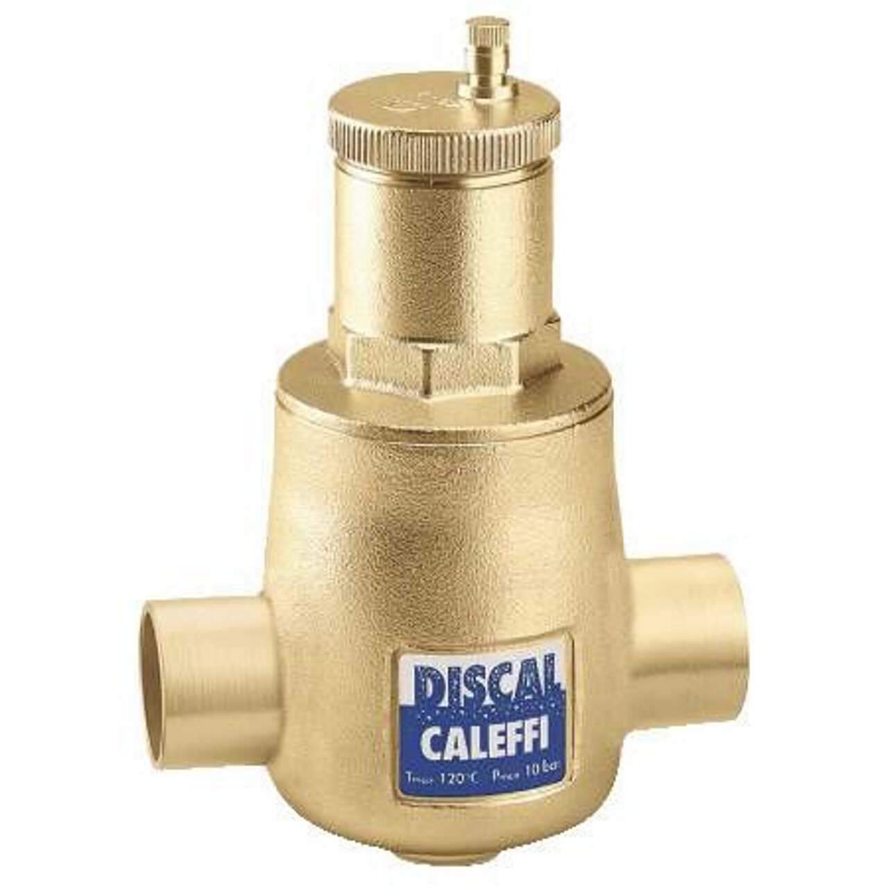 Caleffi 551028A Dismal Air Separator With 1/2 Inch Fnpt Bottom Thread, 1 Inch Sweat Connections