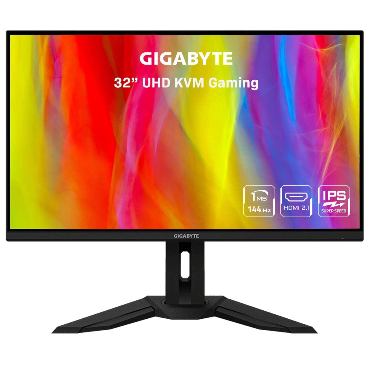 M32U 32'' Monitor|Gigabyte M32U 32'' 144Hz 4K Adaptivesync Compatible Gaming Monitor, Ss Ips, 3840X2160 Display, 1Ms Response Ti