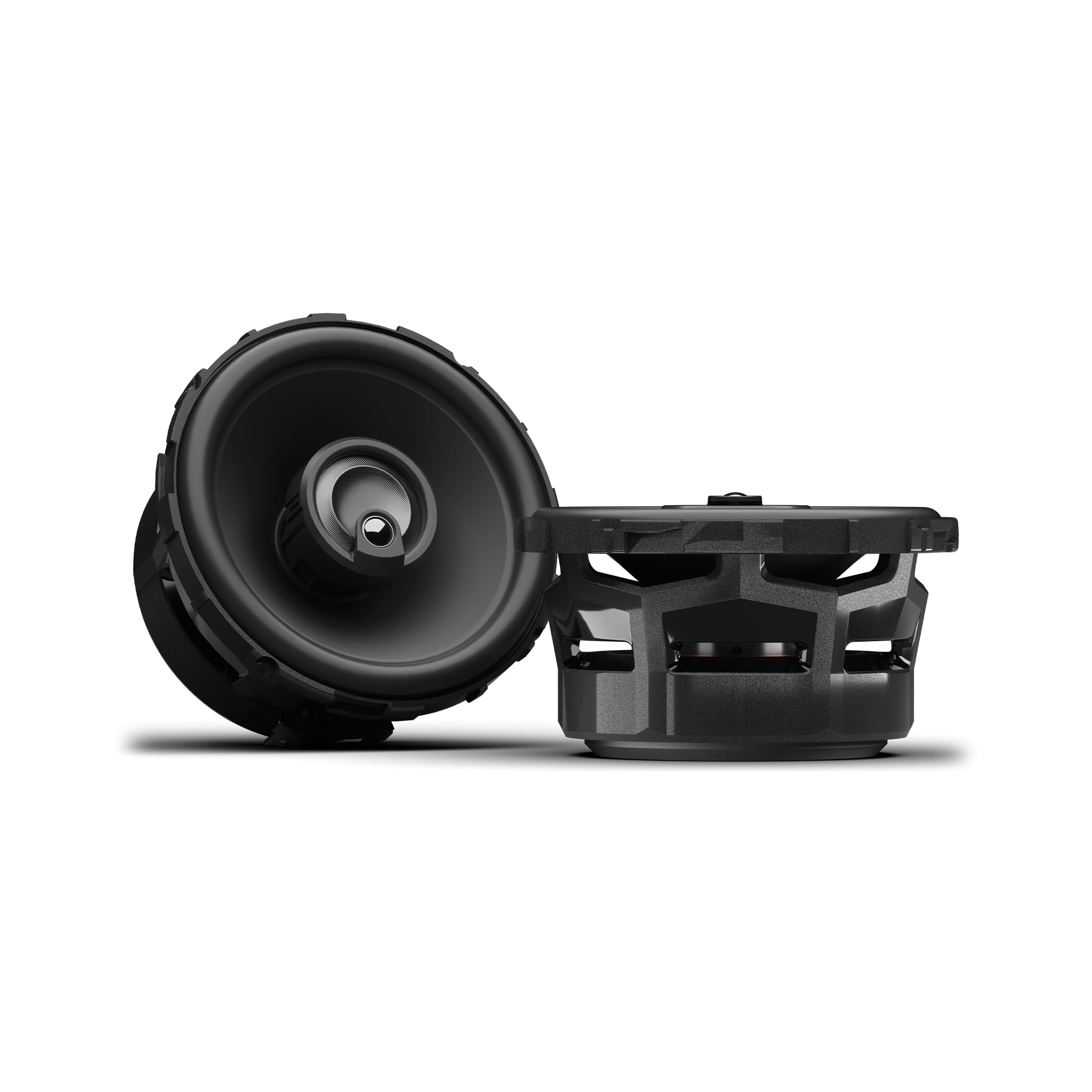 Rockford Fosgate P1V2-4 Punch P1 4 3-Way Coaxial Full Range Speakers - Black (Pair)