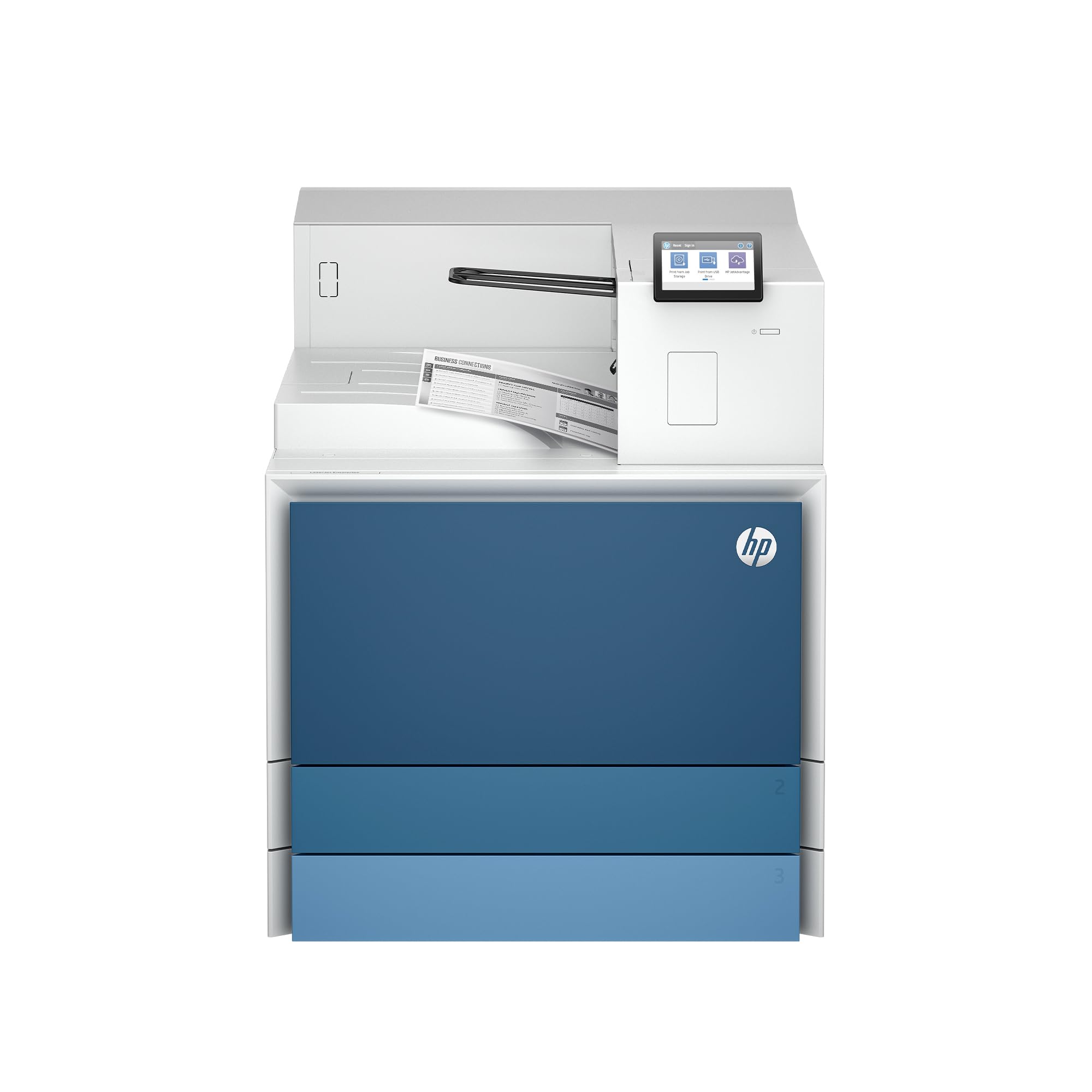 HP LaserJet Enterprise 8501dn Monochrome Printer, Scanner, Copier, Duplex, Best for Office, 9S187A