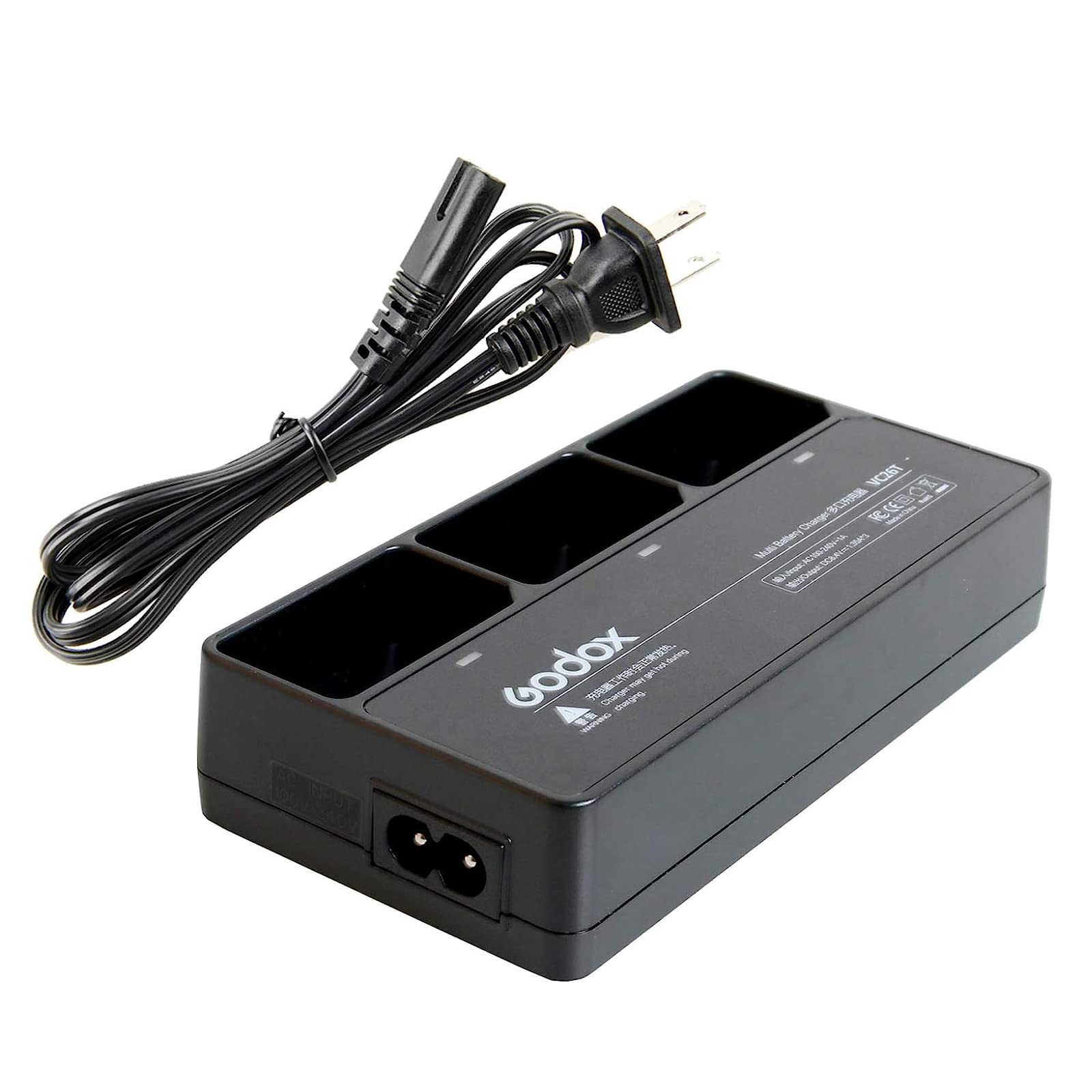 Godox Vc26T Triple Battery Charger Kit For Godox V1 V1 Pro Flash Speedlite Vb26 Vb26A Vb26B Vb30 Lithium Battery Pack
