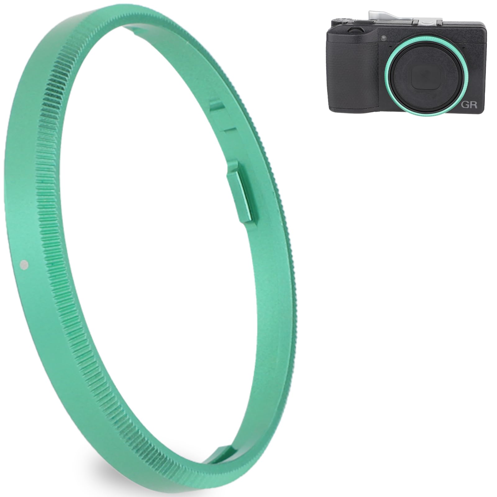 Haoge Rrc Gr3Xe Green Metal Decorate Ring For Ricoh Gr3X/Griiix Camera Accessories Replaces Gn 2
