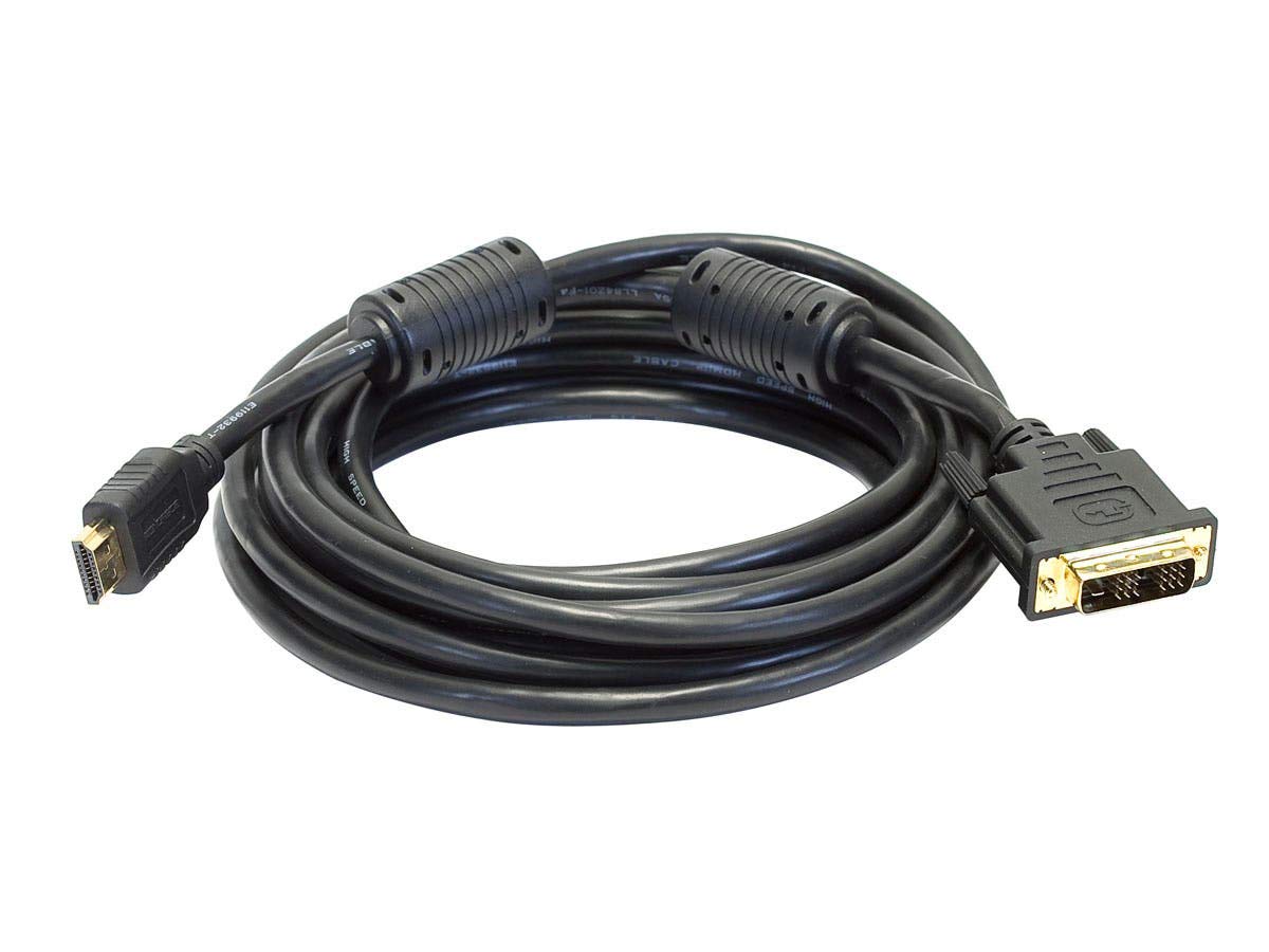 Hdmi To Dvi Adapter Cable 15Ft - Black