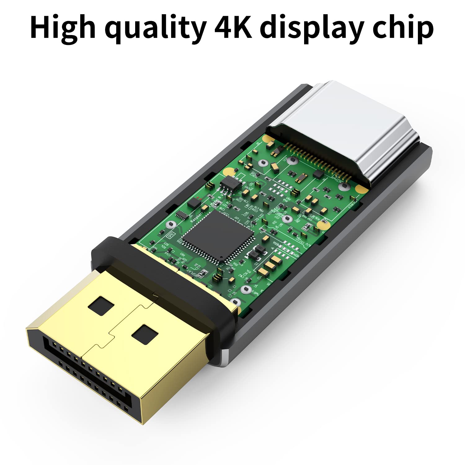 Iiabc Displayport To Hdmi Adapter (2Pack) 4K 24K Gold Plated Displayport Dp To Hdmi Female Converter,Uni Directional Display Por