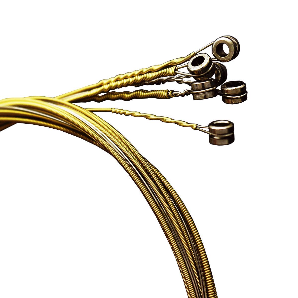 Jysun Acoustic Guitar Strings 3 Full Sets With Stainless Steel Core Phosphorus Bronze Wound Nickel Plated Bead Head Including E