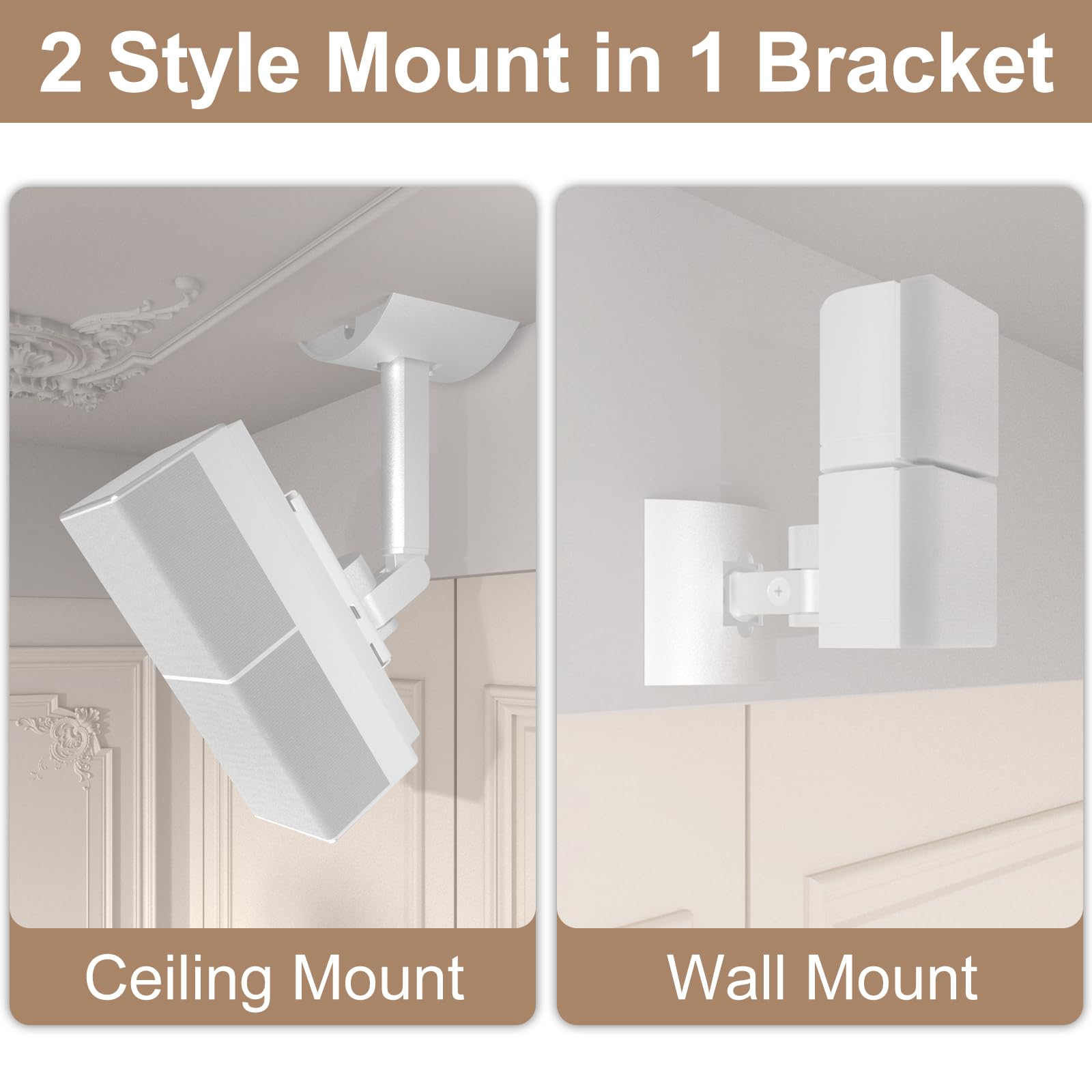 Speaker Wall&Ceiling Mount For Bose Ub 20,Ub 20 Series Ii Speaker Wall Mount Bracket For Bose Cube Speakers/Lifestyle/Cinemate/S