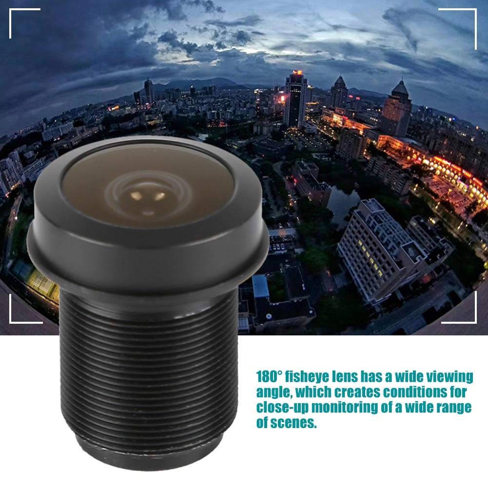 Standard Thread Interface 180Fisheye Lens, 1.44Mm 1/2.5 Wide Angle 5Mp Hd Lens For Cctv Surveillance Camera