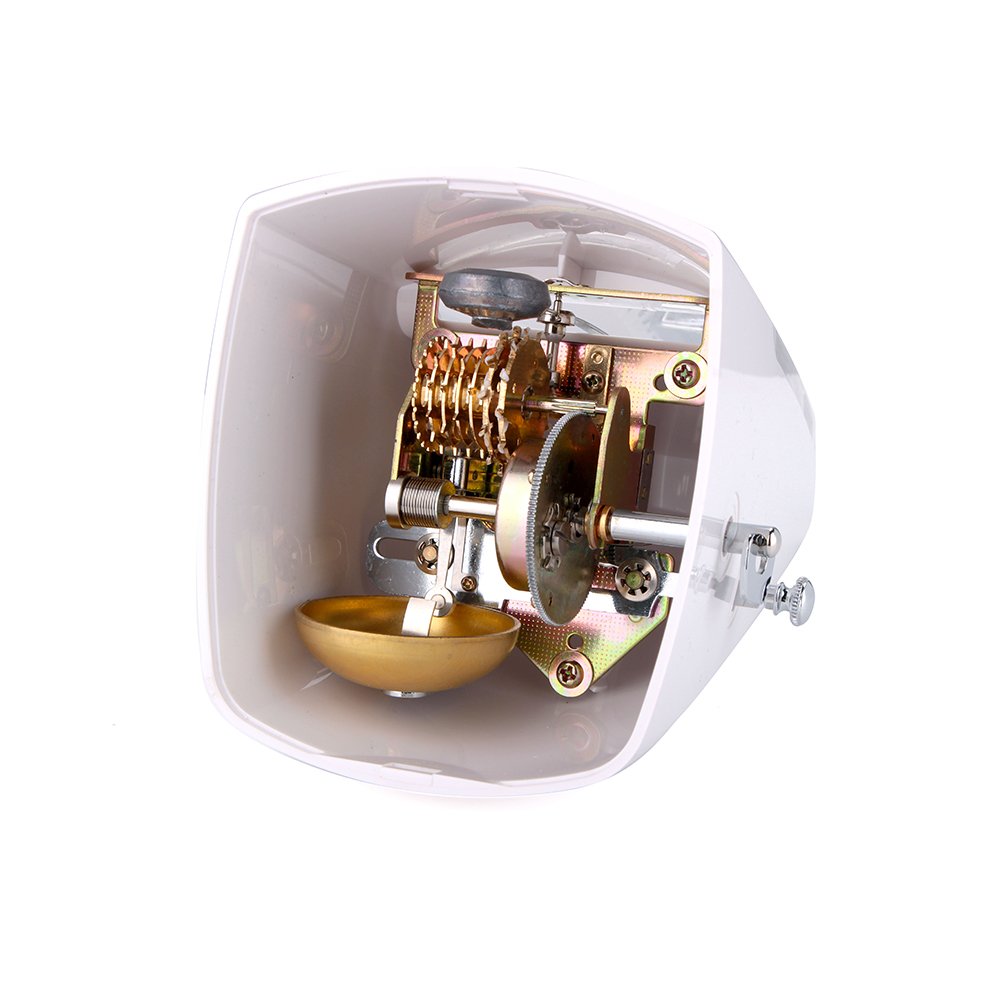 High Accuracy Mechanical Drumer Metronome With Audible Click And Bell Ring For Pianoist, Black