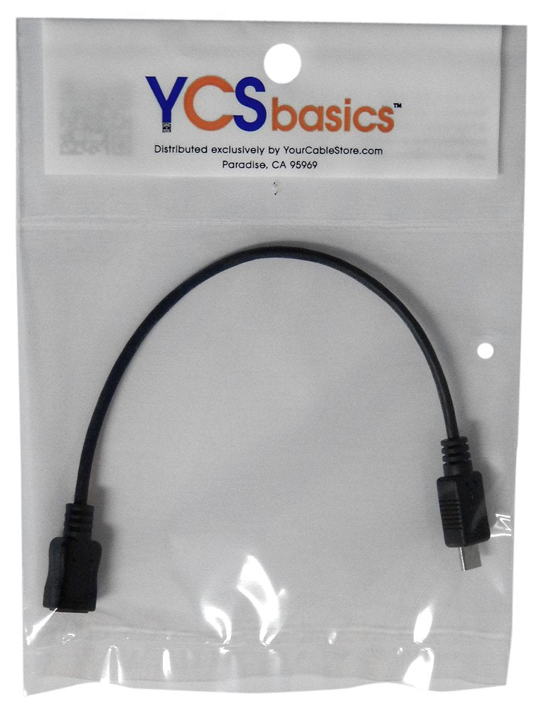 Ycs Basics 6 Inch Usb Micro Male To Female Otg Extension Cable