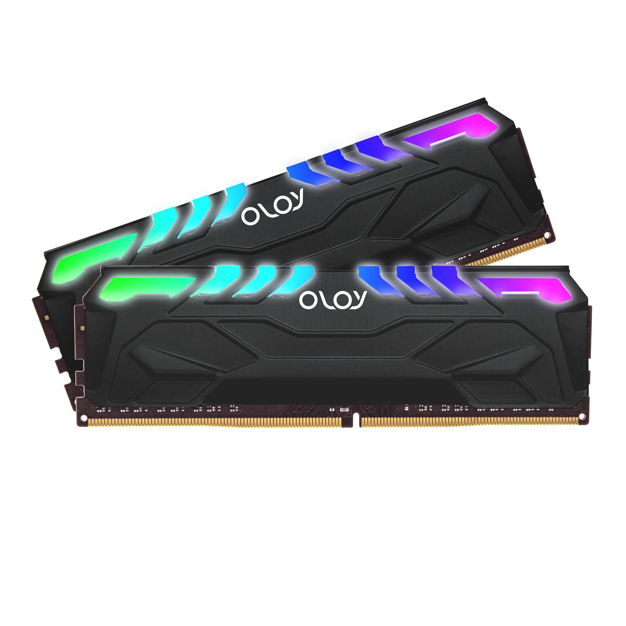 Oloy Ddr4 Ram 32Gb (2X16Gb) Black Owl Aura Sync Rgb 3200 Mhz Cl16 1.35V 288 Pin Desktop Gaming Udimm (Md4U1632161Bhjda)