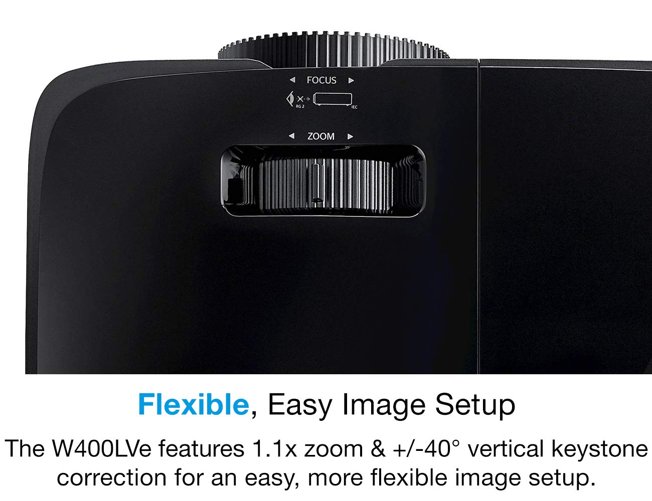 Optoma W400Lve Wxga Professional Projector | 4000 Lumens For Lights On Viewing | Presentations In Classrooms & Meeting Rooms | U