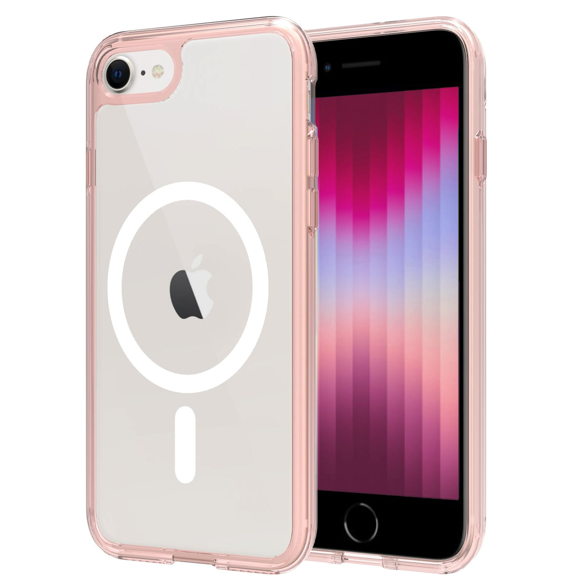 Magnetic For Iphone Se Case 2022/2020,Iphone 8/7 Case,Compatible With Magsafe,Shockproof Anti Scratch Clear Thin Slim Phone Case