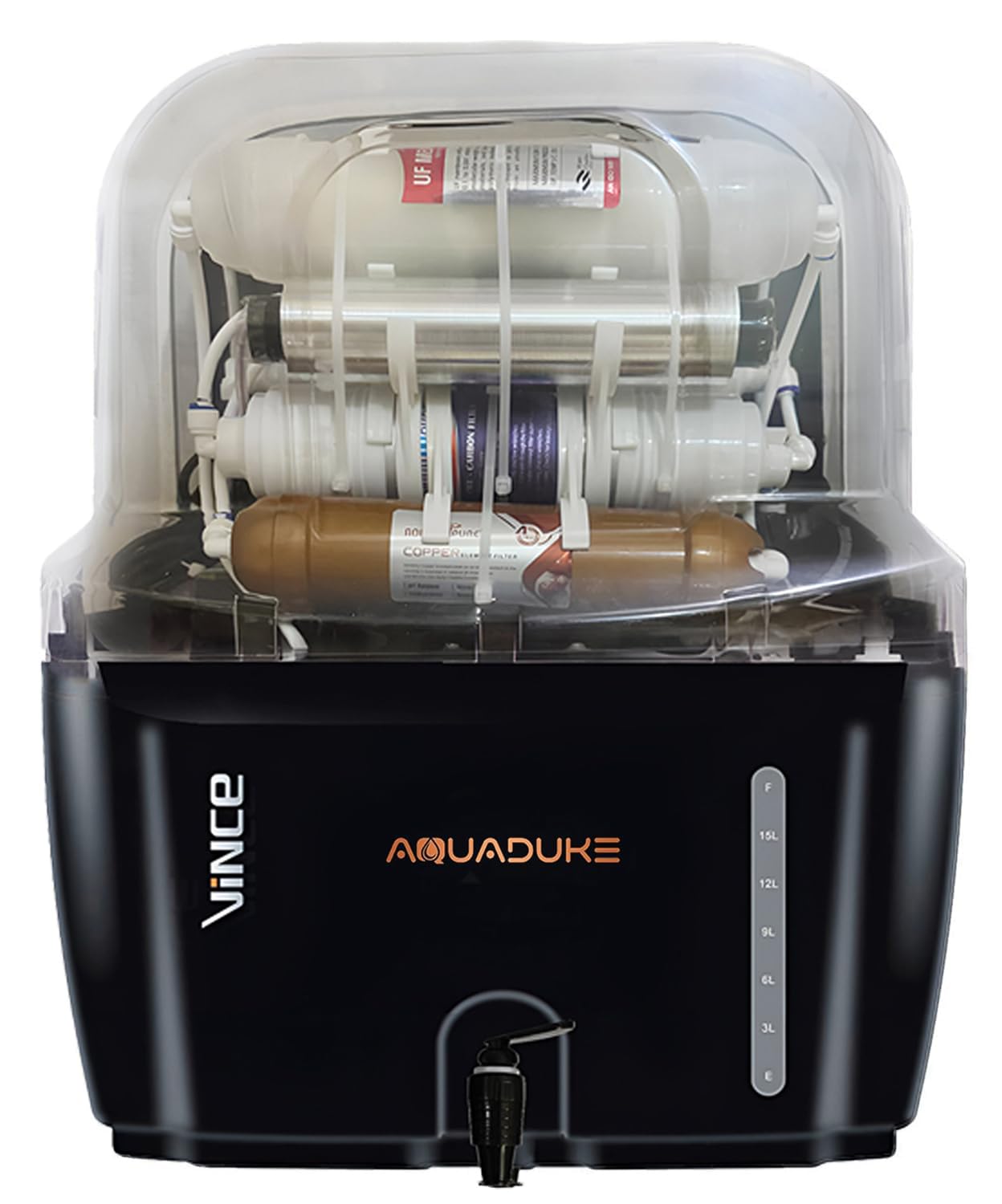 Aquaduke Copper Uv Water Purifier With Uv, Uf 12L Munciple Corporation Water Having Tds Below 200 Ppm (No Ro, No Booster Pump, N