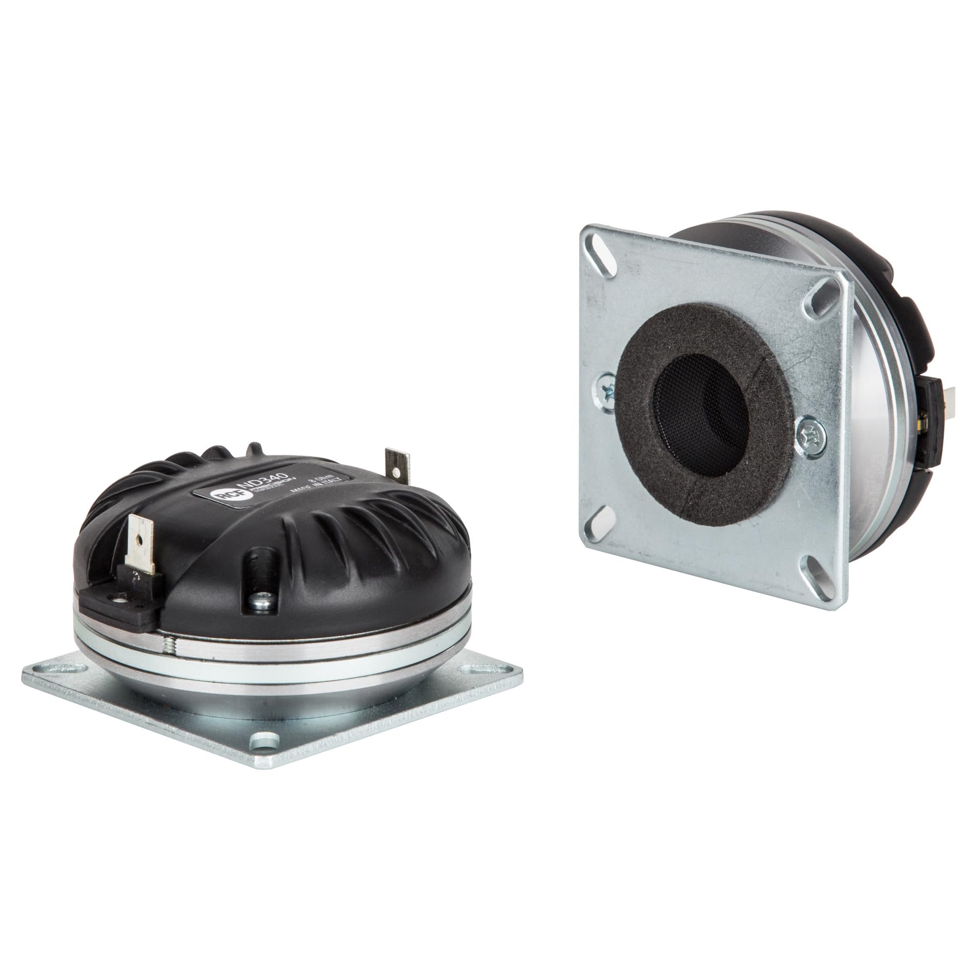 RCF ND340 NEO Driver 1.75-Inch Polyimide Diaphragm 1-Inch Exit Throat 50 Watts Rms 100 Watts Peak 8-Ohm Precision Transducers Pr