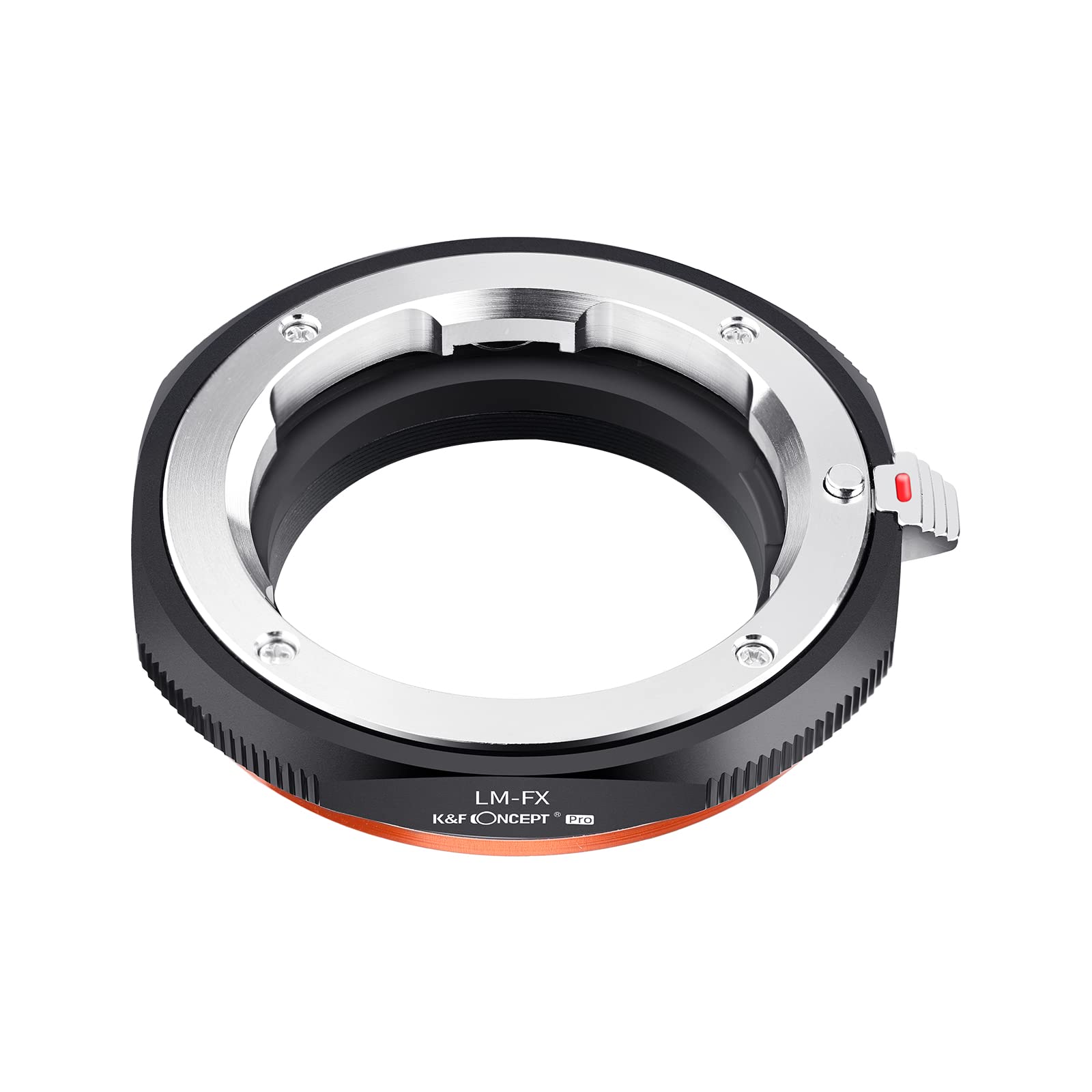 K&F Concept Lens Mount Adapter For Leica M Lm Mount Lens To Fujifilm Fuji X Series X Fx Mount Mirrorless Camera With Matting Varnish Design, Compatible For Fuji Xt2 Xt20 Xe3 Xt1 X T2
