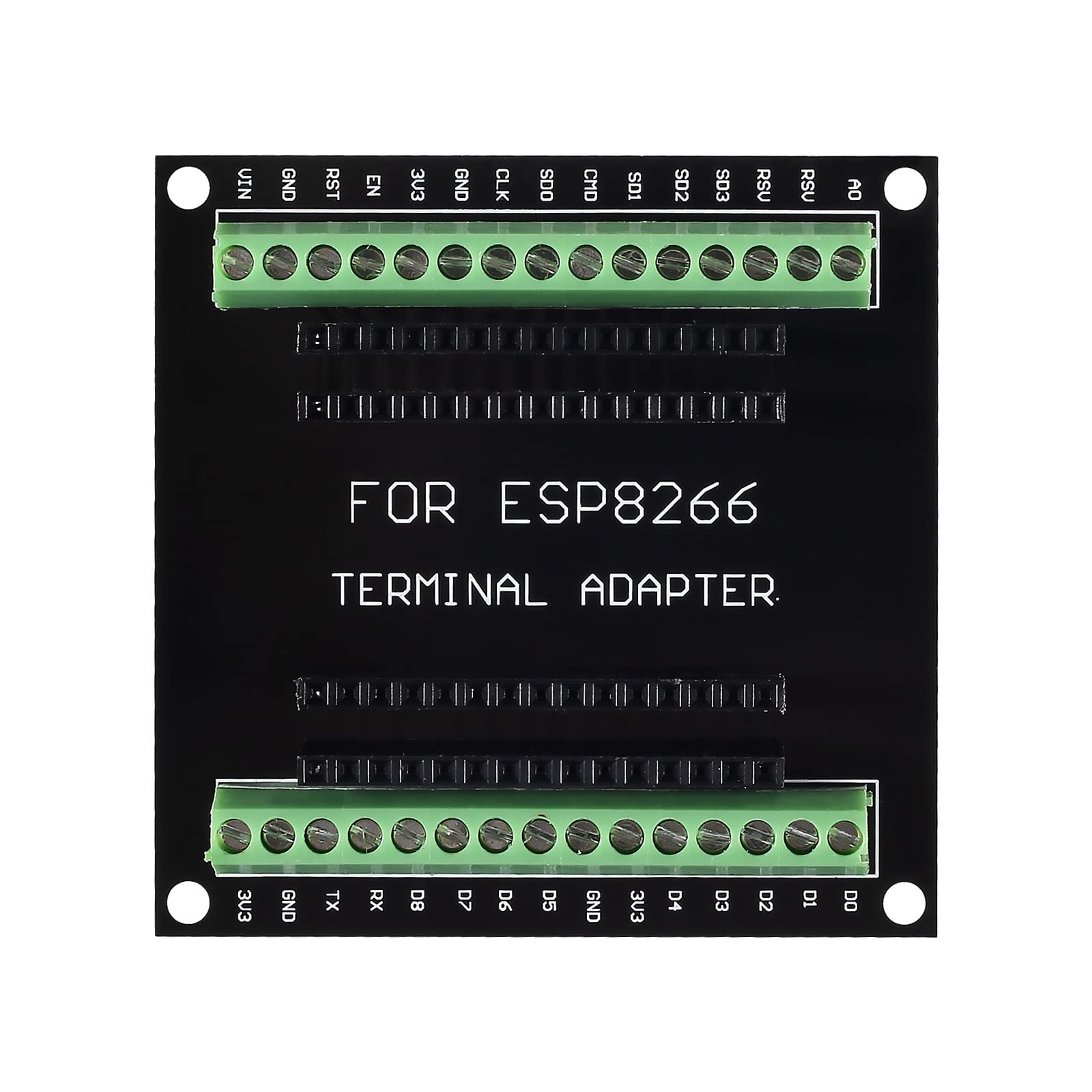 5Pcs Esp8266 Breakout Board Gpio 1 Into 2 For Esp8266 Esp 12E Development Board