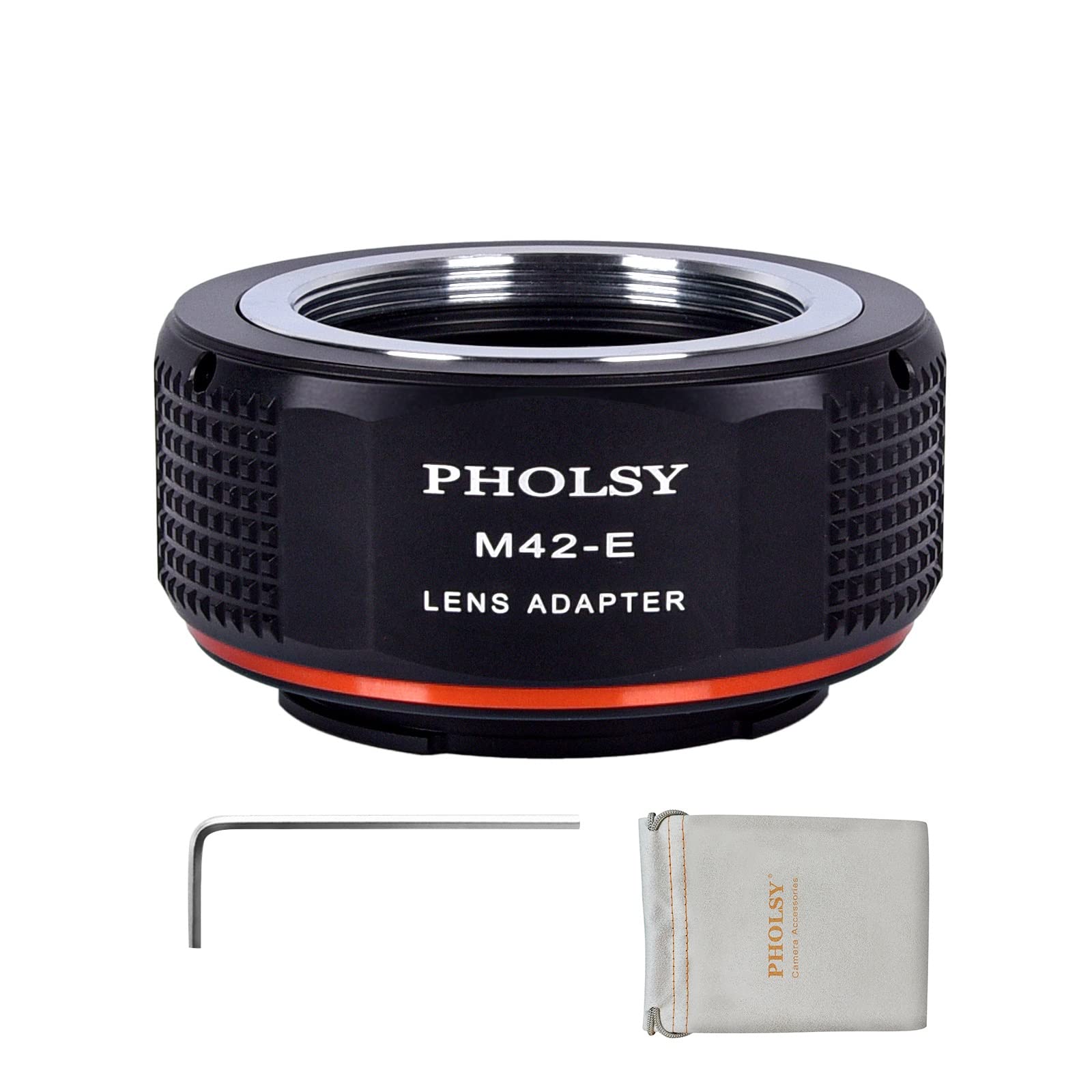 Pholsy M42 To E Mount Adapter For M42 42Mm Screw Mount Lens To E Mount Camera Compatible With Sony A1 A9Ii A7S Iii/Ii, A7R V/Iv/