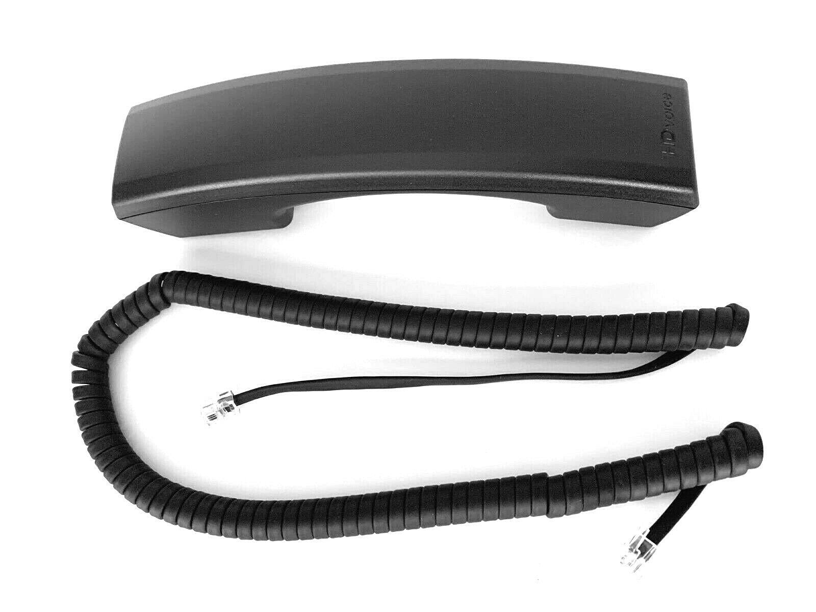 The Voip Lounge Hd Voice Handset With Curly Cord For Polycom Vvx 250/350 / 450 Ip Phone (See Full Description Below)