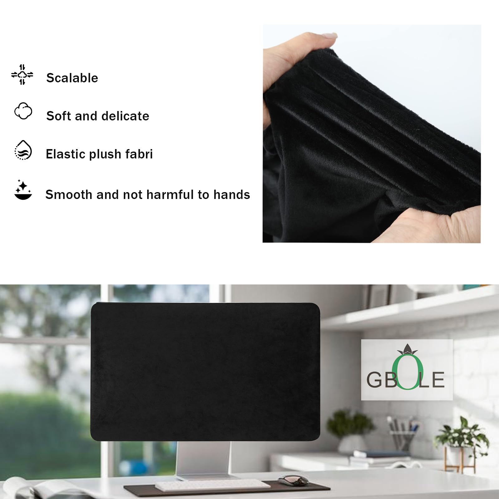 Gbole Monitor Dust Cover Compatible With Imac 27 Inch Or Allinone Computer Antistatic Dustproof Lcd Panel Case Computer Screen P