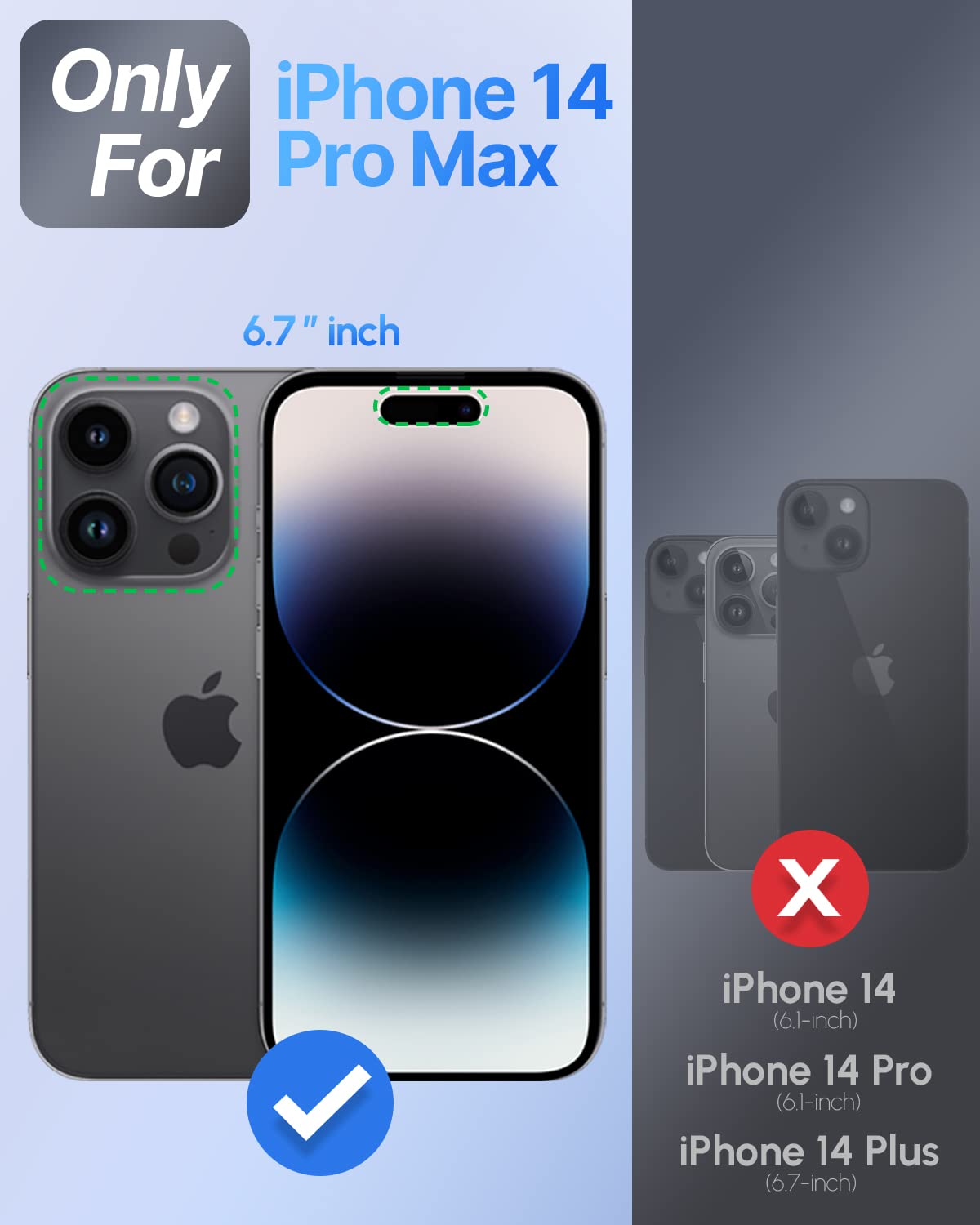 Silverback For Iphone 14 Pro Max Case With Camera Cover, Magsafe Compatible Case With Built In Stand, Magnetic Phone Case Transl