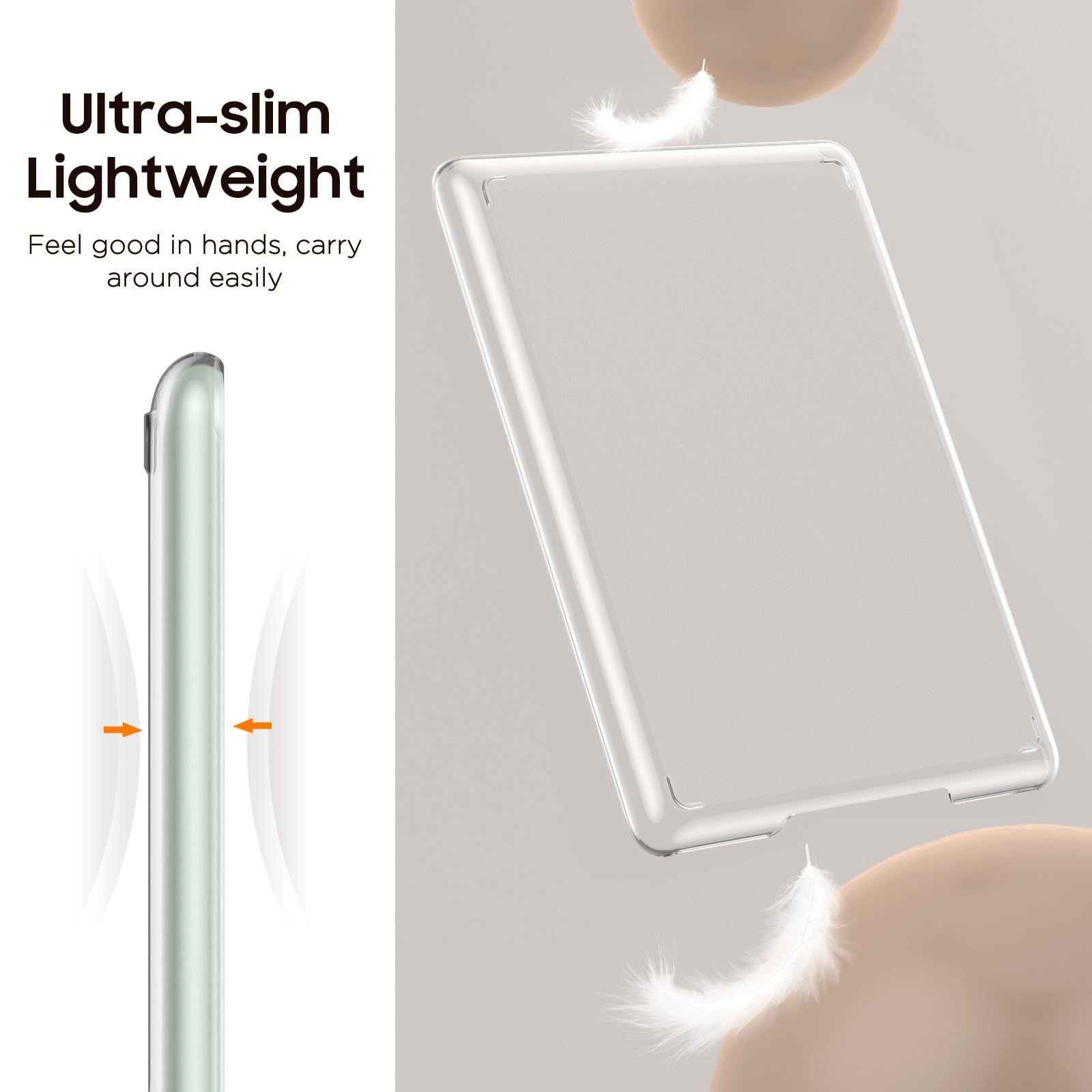 Moko Case Compatible With 6.8'' Kindle Paperwhite (11Th Generation 2021) And Kindle Paperwhite Signature Edition, Light Slim Pc