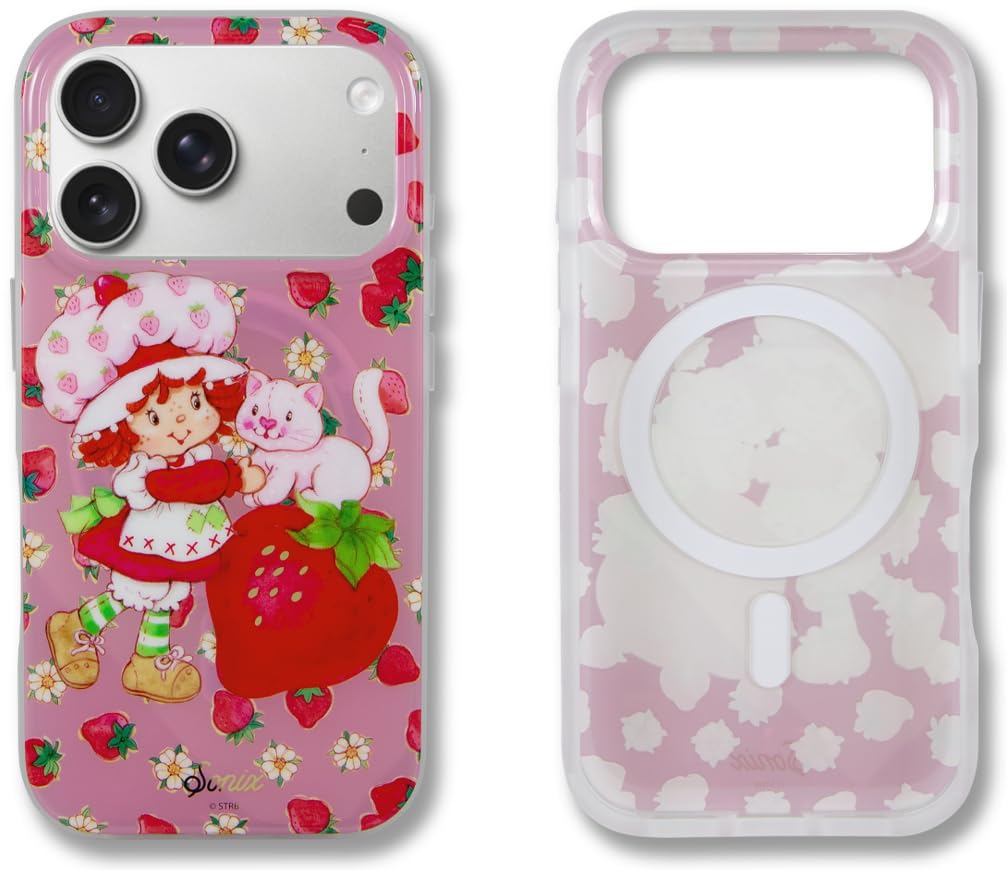 Sonix Case for iPhone 17 Pro | Compatible with MagSafe | 10ft Drop Tested | Strawberry Shortcake Vintage