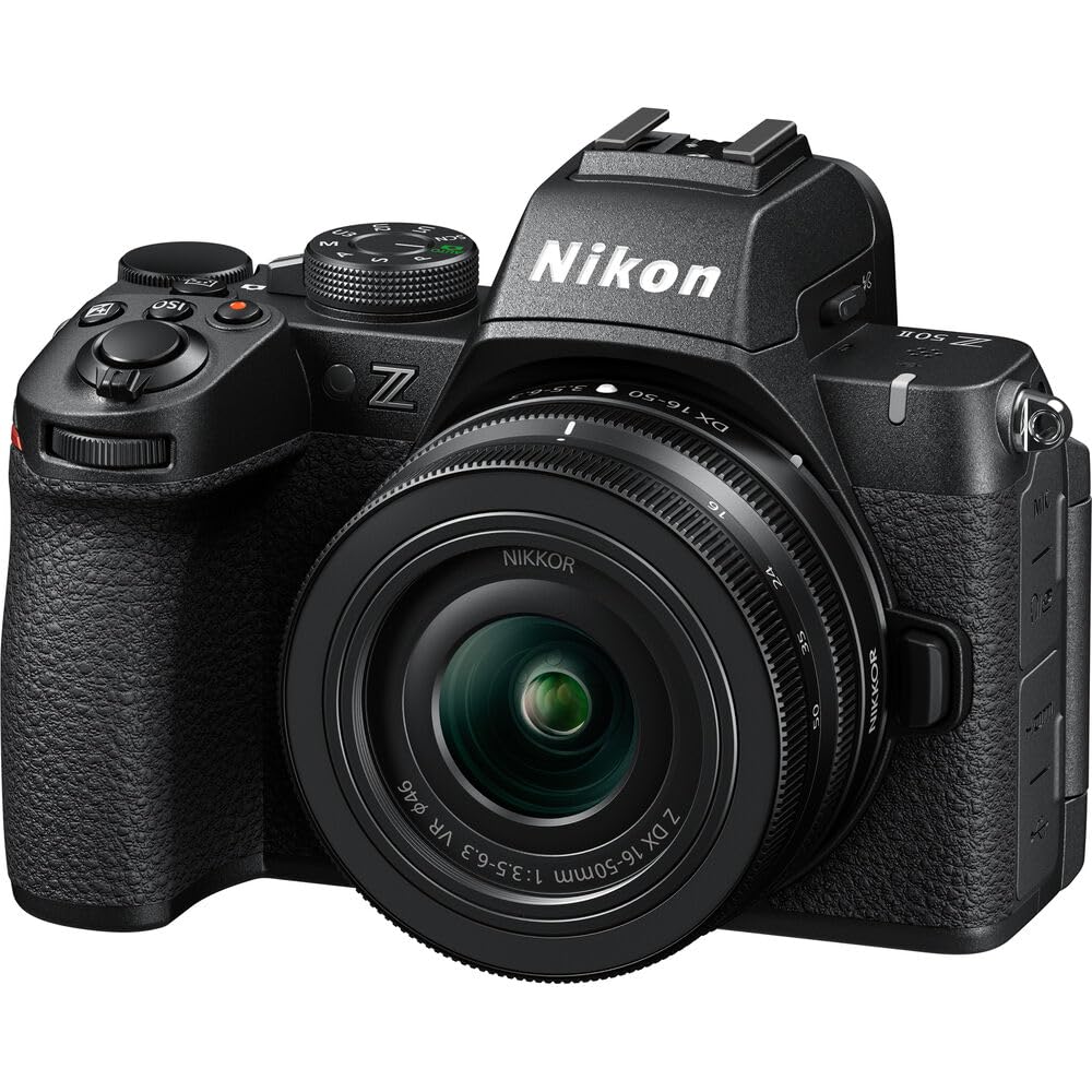 Nikon Z50Ii Mirrorless Camera 4K Dx Body With 2 Lens Kit 16-50Mm + 50-250Mm Vr 1788 | Official Nikon Usa Partner Model | Bundle