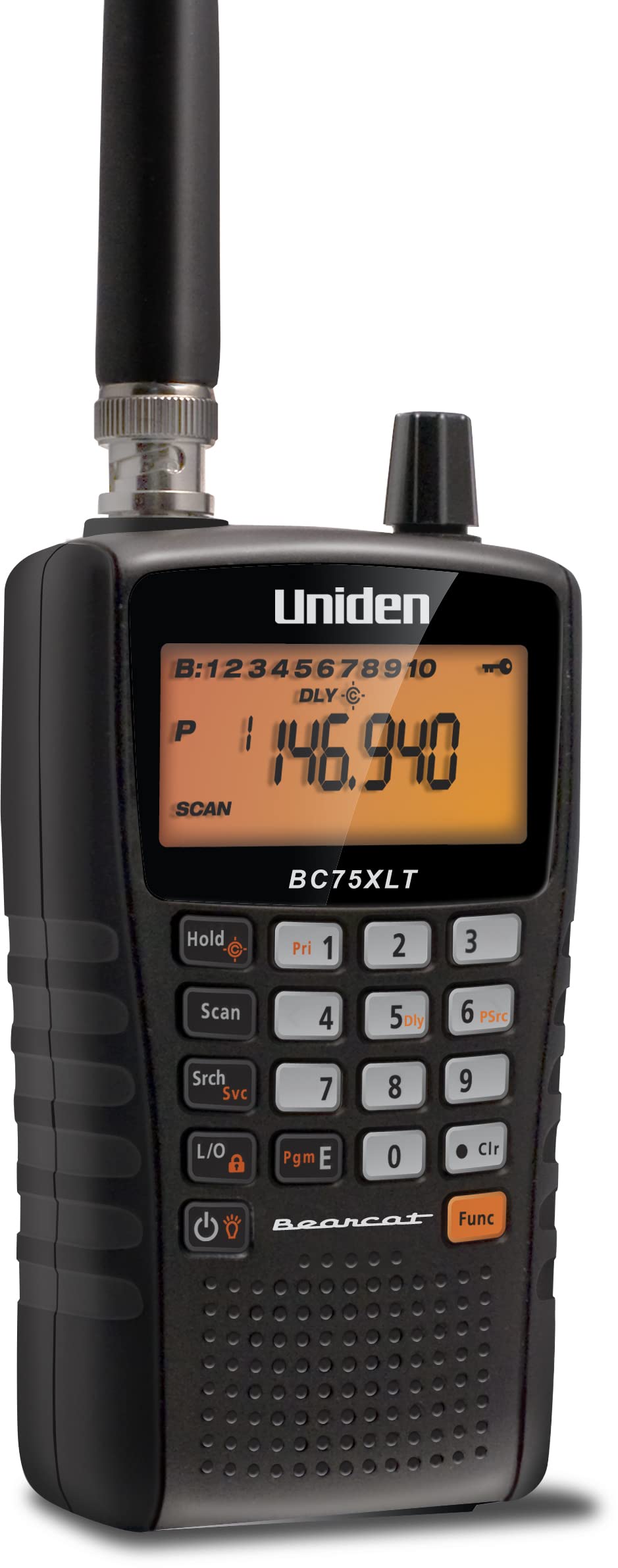 Uniden Bearcat Bc75Xlt Handheld Scanner, 300 Channels, 10 Banks, Close Call Technology, Pc Programable, Noaa Weather, Aviation, 