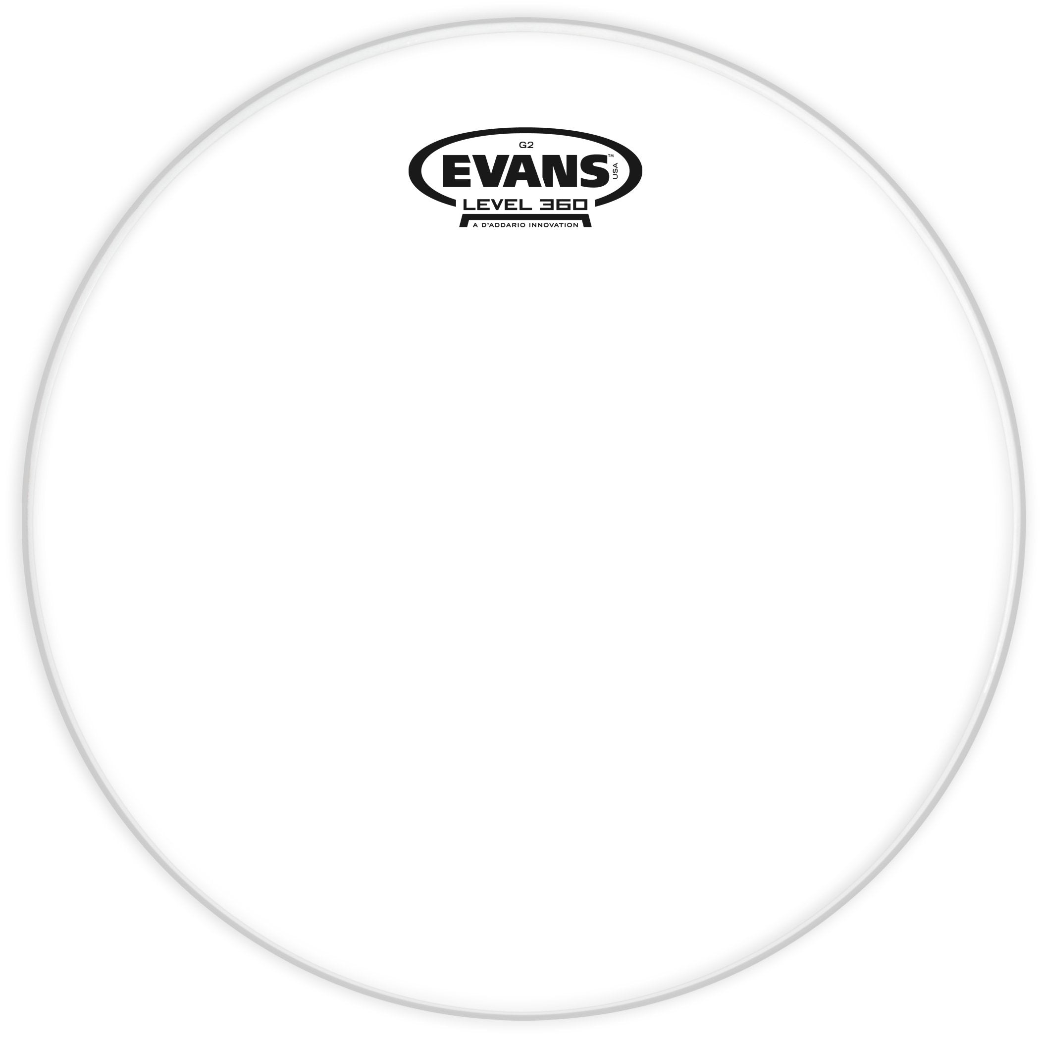 Evans Drum Heads - G2 Clear Tom Drumhead, 15 Inch