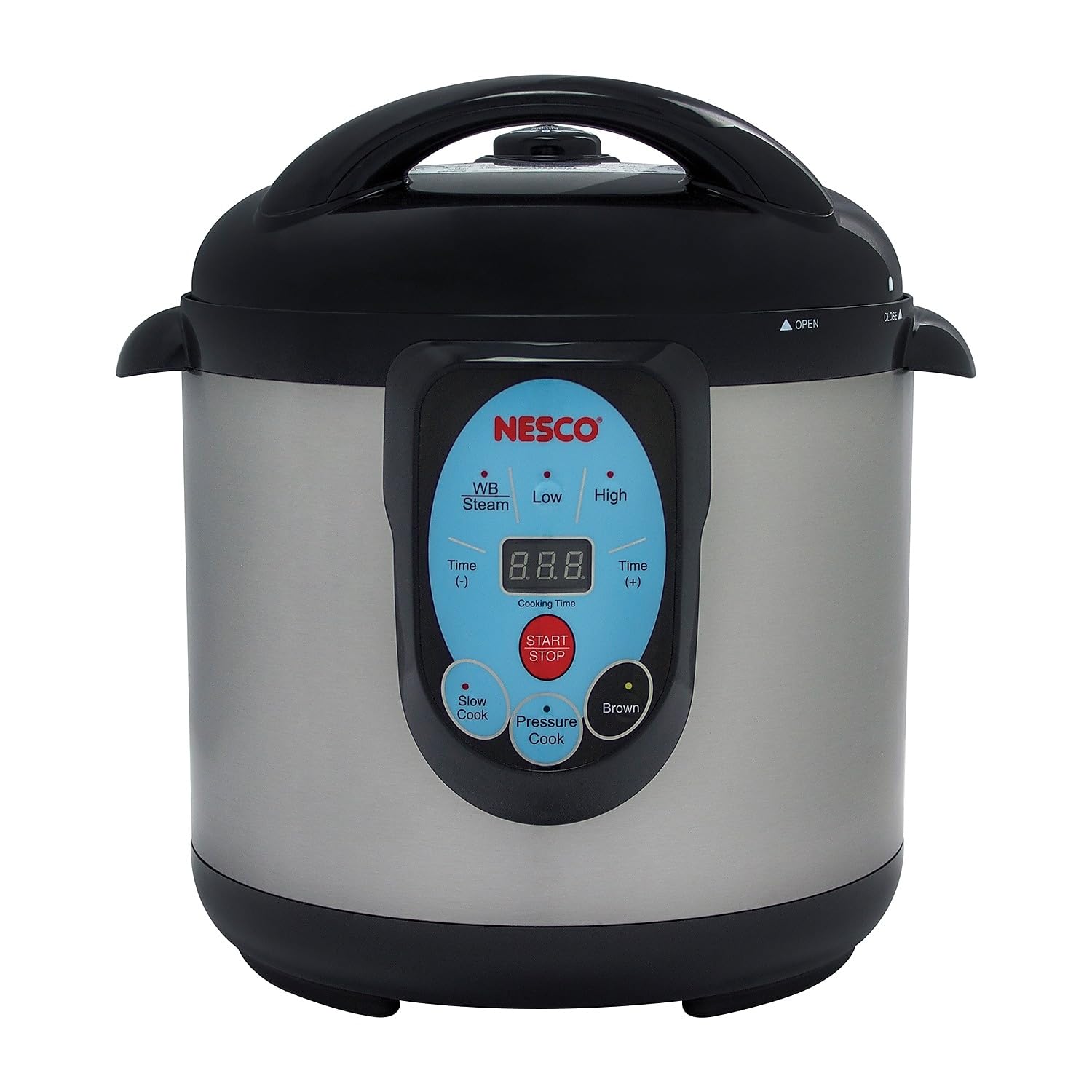 Nesco Npc 9 Smart Electric Pressure Cooker And Canner, 9.5 Quart, Stainless Steel