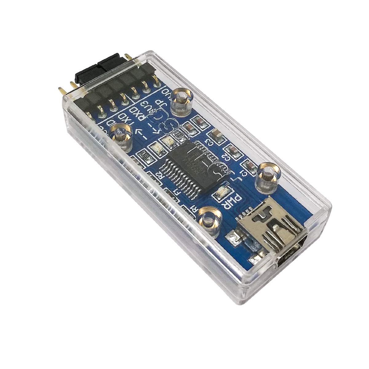 Tttech Debug Adapter DSD TECH FT232RL USB to TTL Adapter 3.3V/5V Blue – Electroeshop