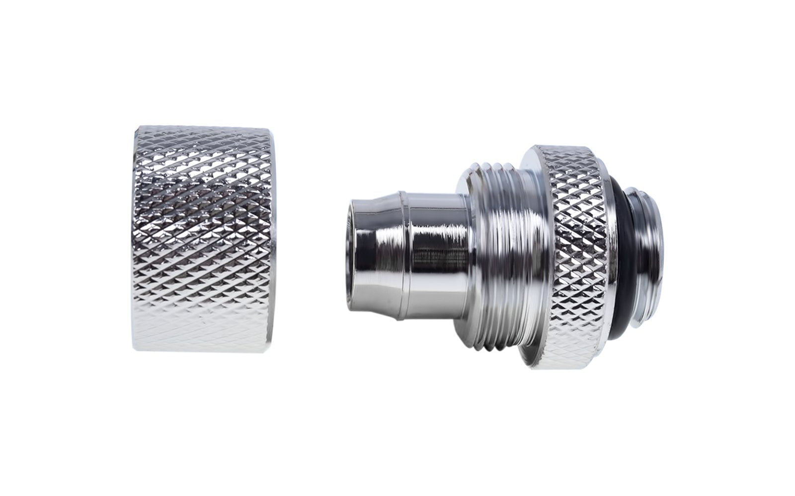 Alphacool 17239 Eiszapfen 19/13Mm Compression Fitting G1/4   Chrome Water Cooling Fittings