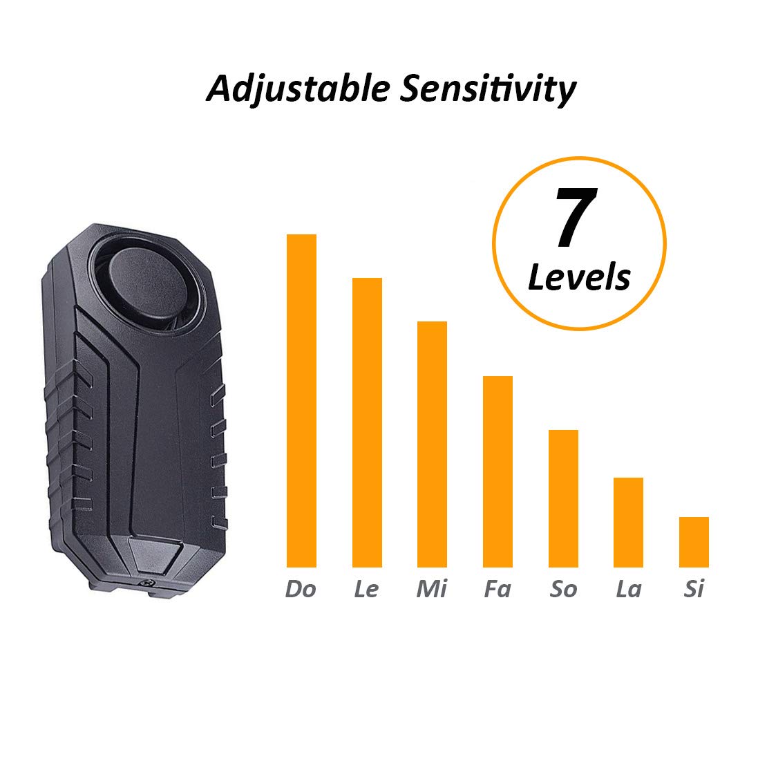 Mengshen Updated Anti Theft Bicycle Alarm, 113Db Waterproof Wireless Alarm With Remote Control For Bike, E Bike, Motorcycle, Sco