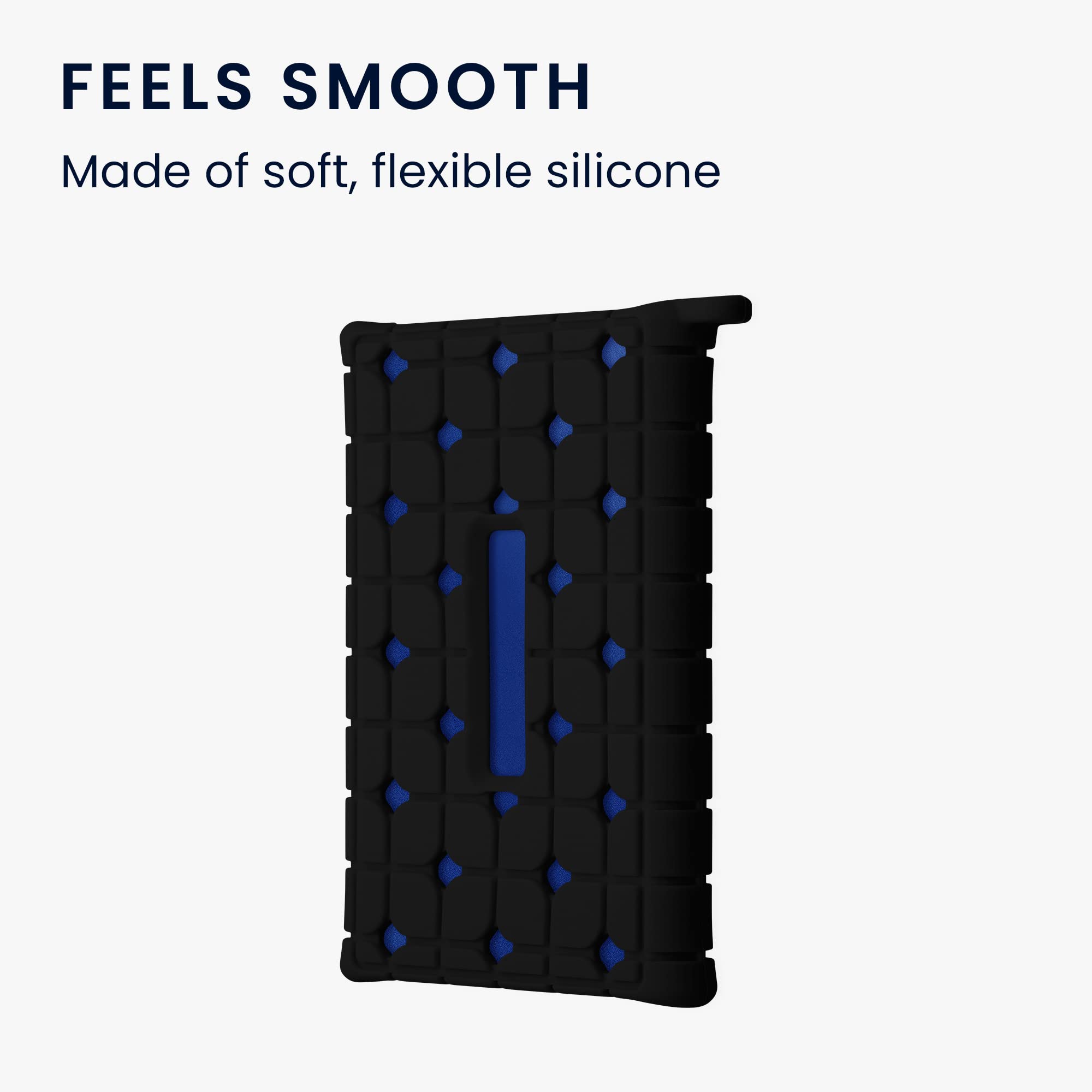 Kwmobile Silicone Case Compatible With Samsung T7 Portable Ssd   Case Protective Cover For Ssd Drive   Black