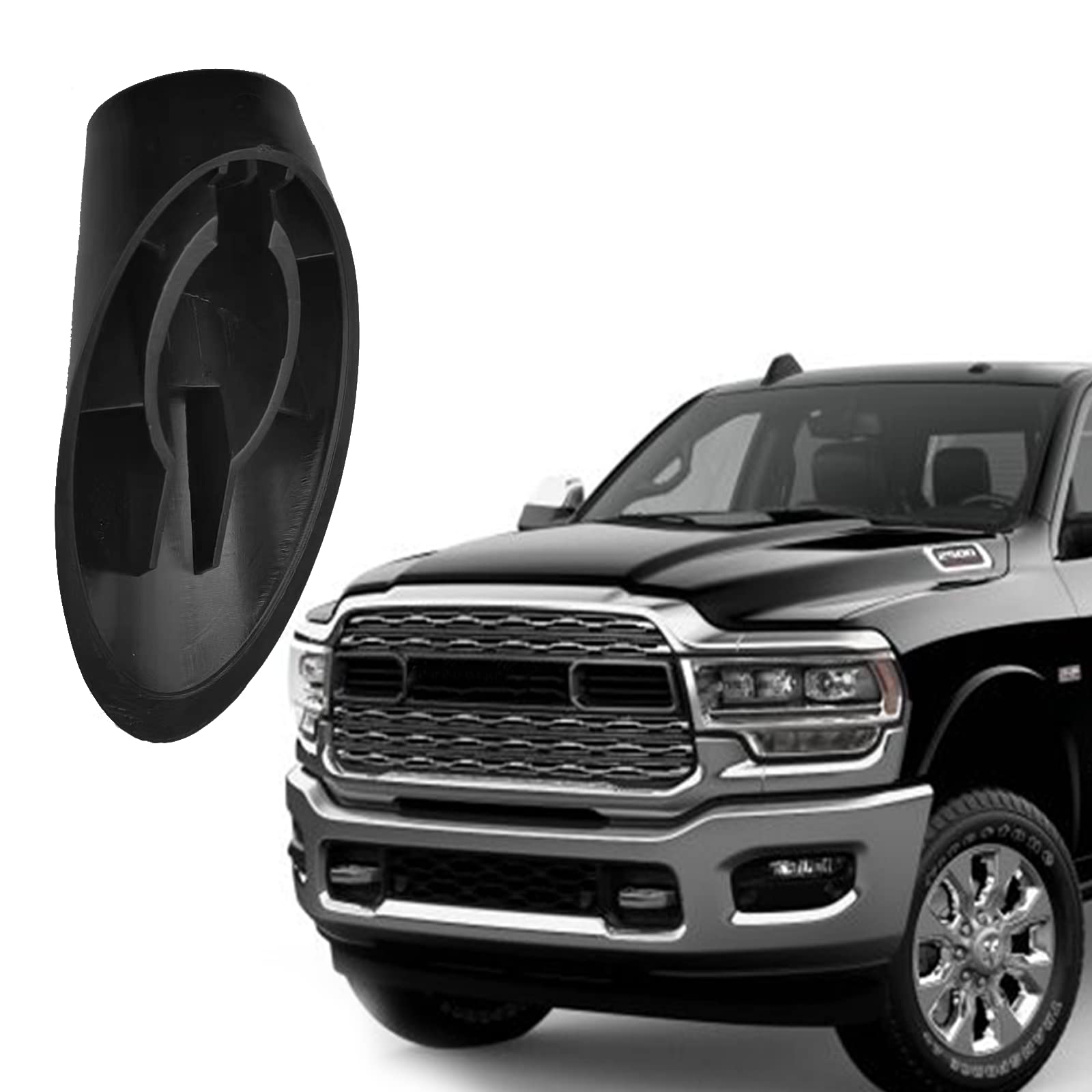 Antenna Ornament Rubber Adapter Base Compatible With 2009 2018 Dodge Ram 1500 2500 3500 4500 5500 Replace 5064395Af Manual Radio